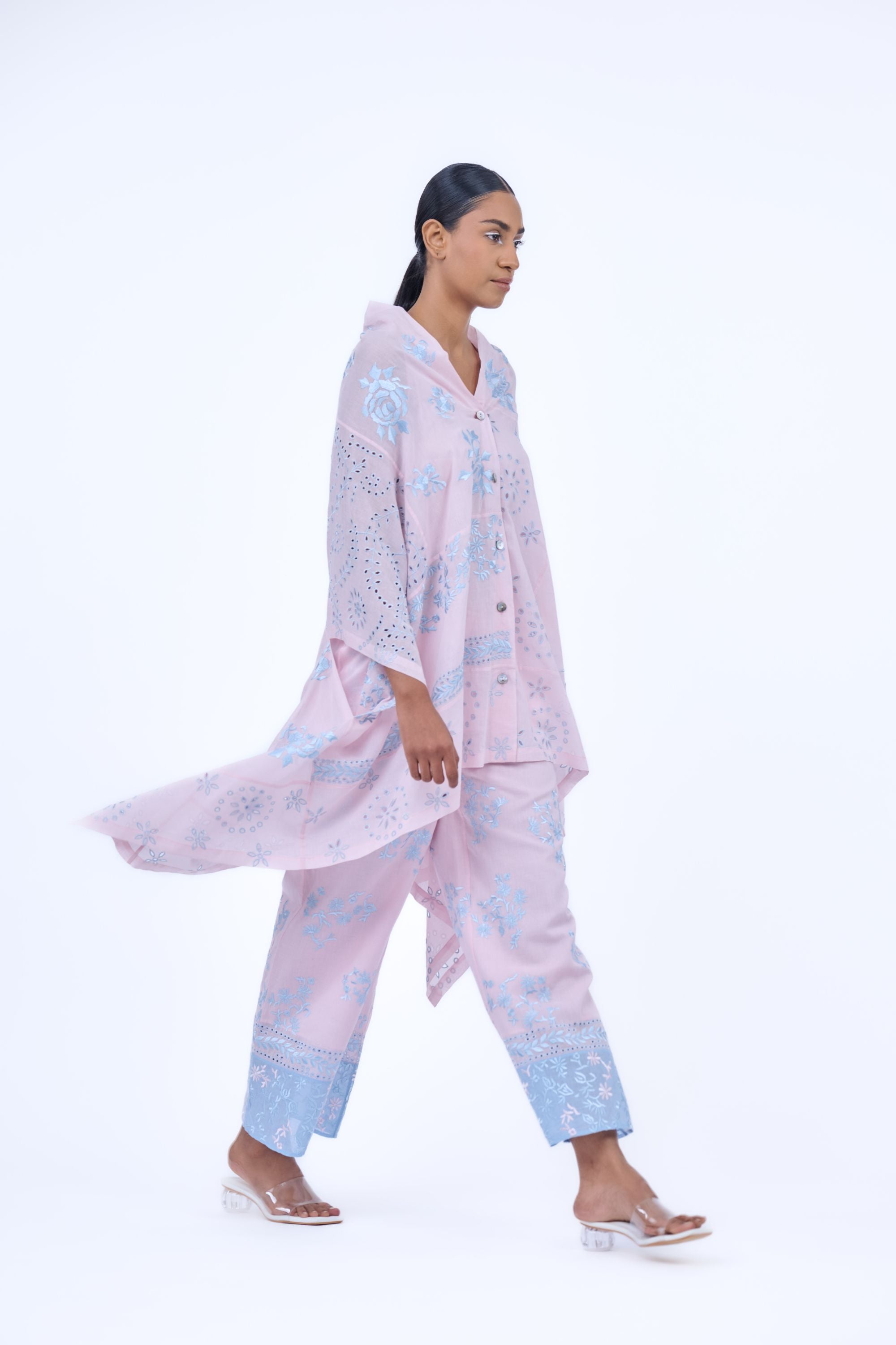 Powder Ice Handloom Cotton Cape