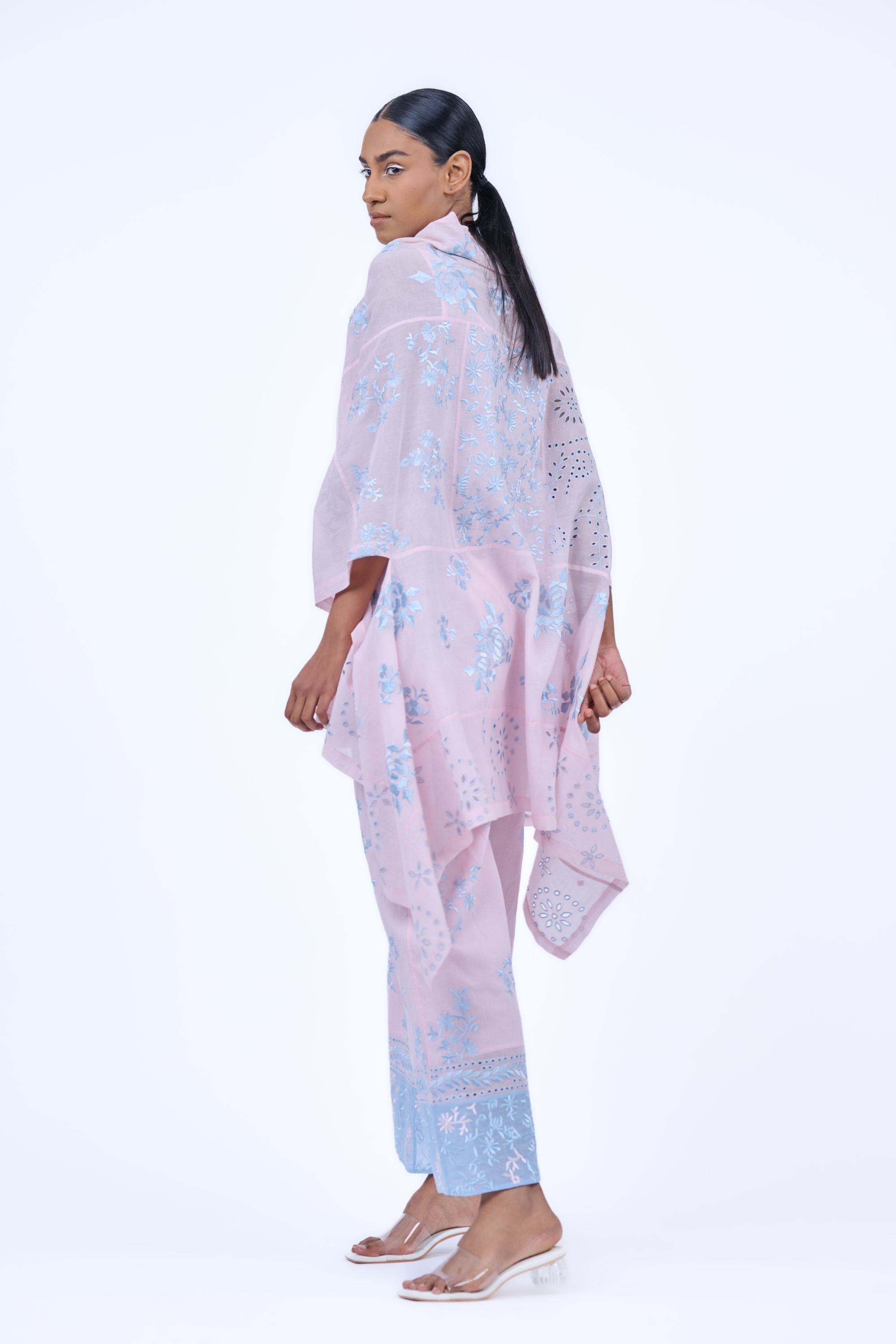 Powder Ice Handloom Cotton Cape