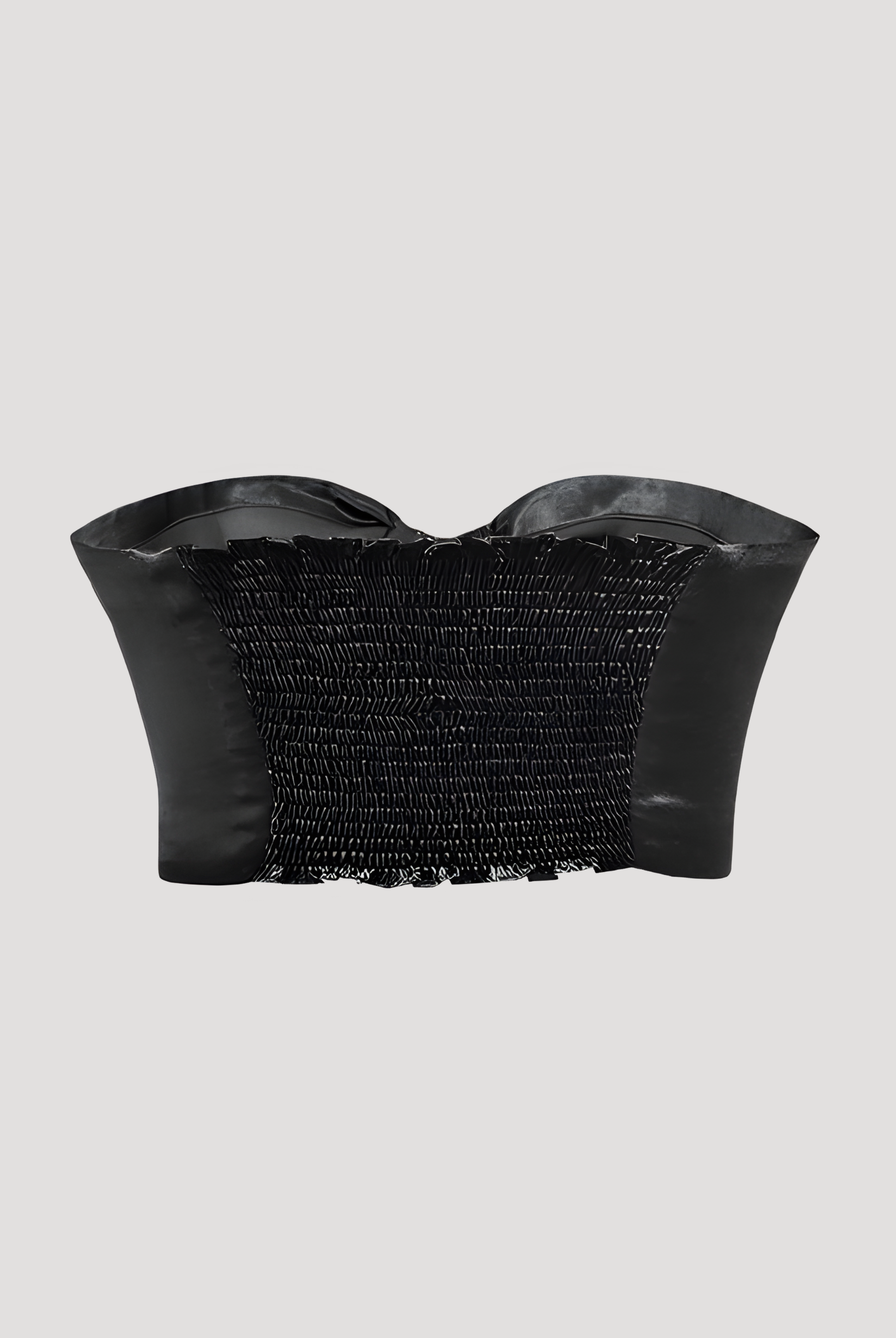 Mystery Bandeau Top in Black