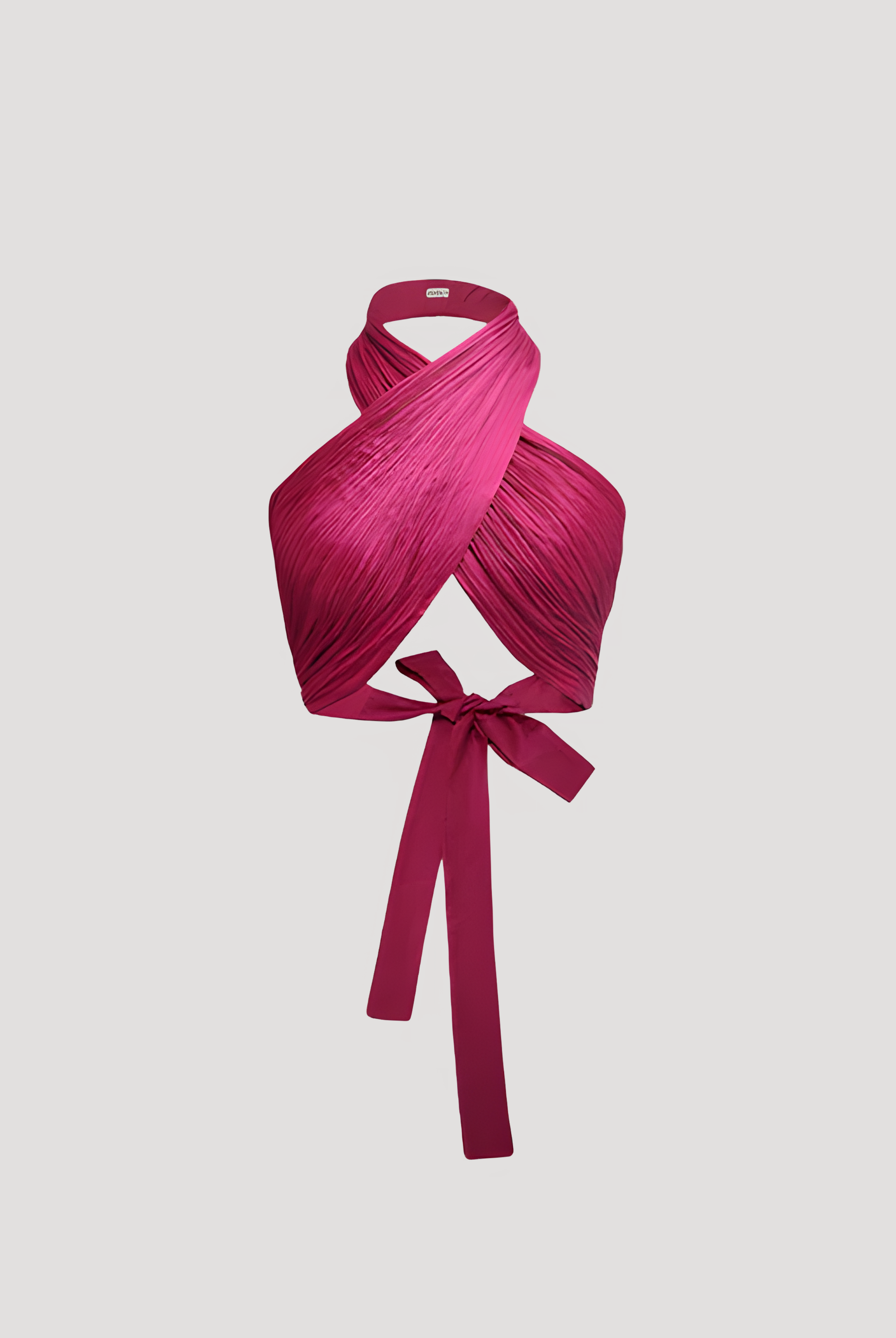 Hope Halter Neck Top in Hot Pink