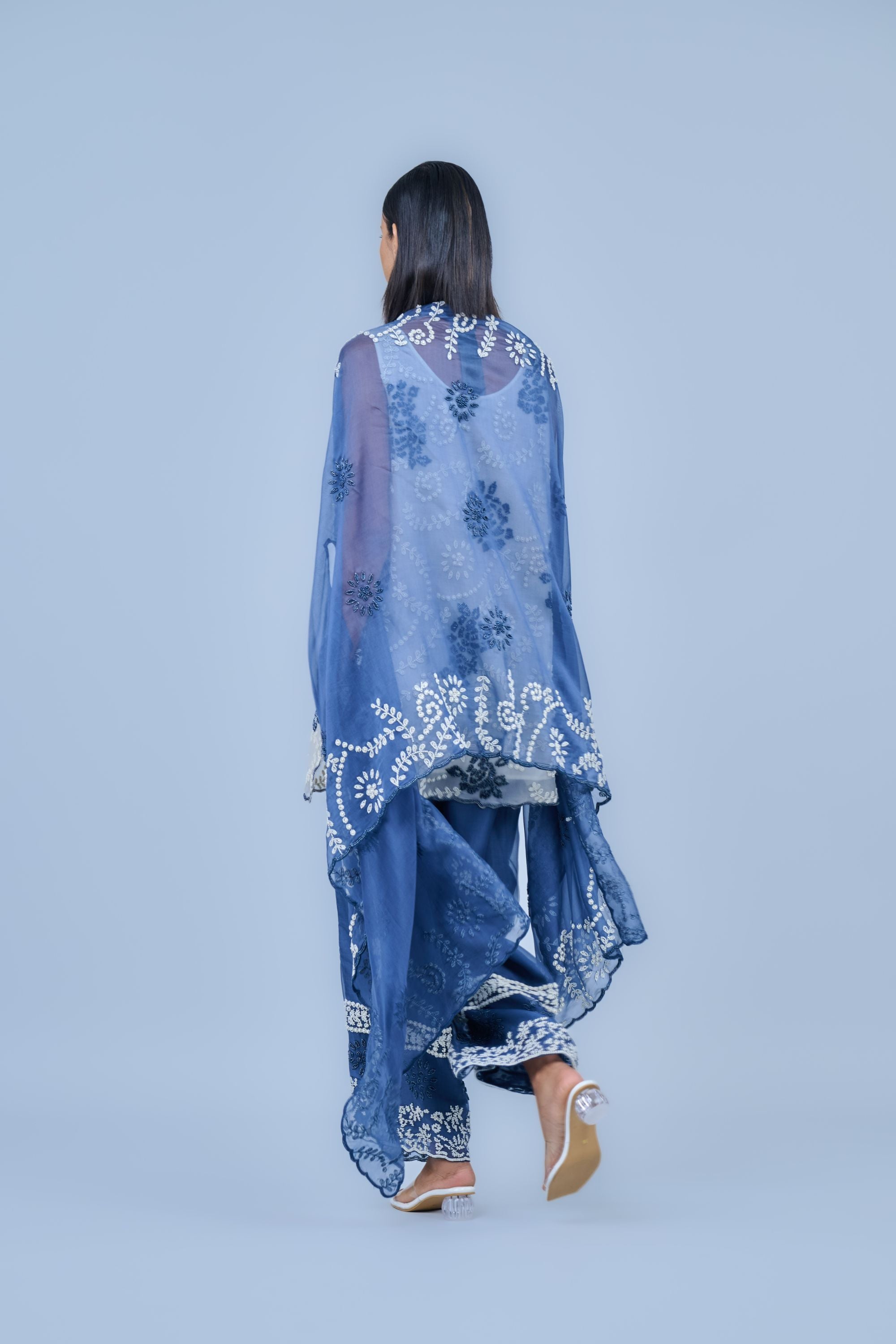 Space Spc Ec Silk Organza Cape