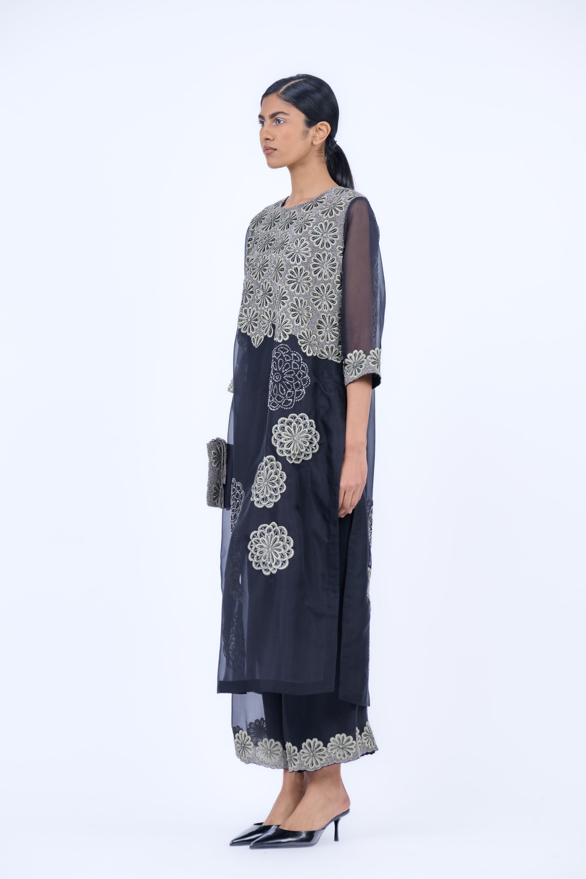Natural Nat Slv Handloom Cotton Bag