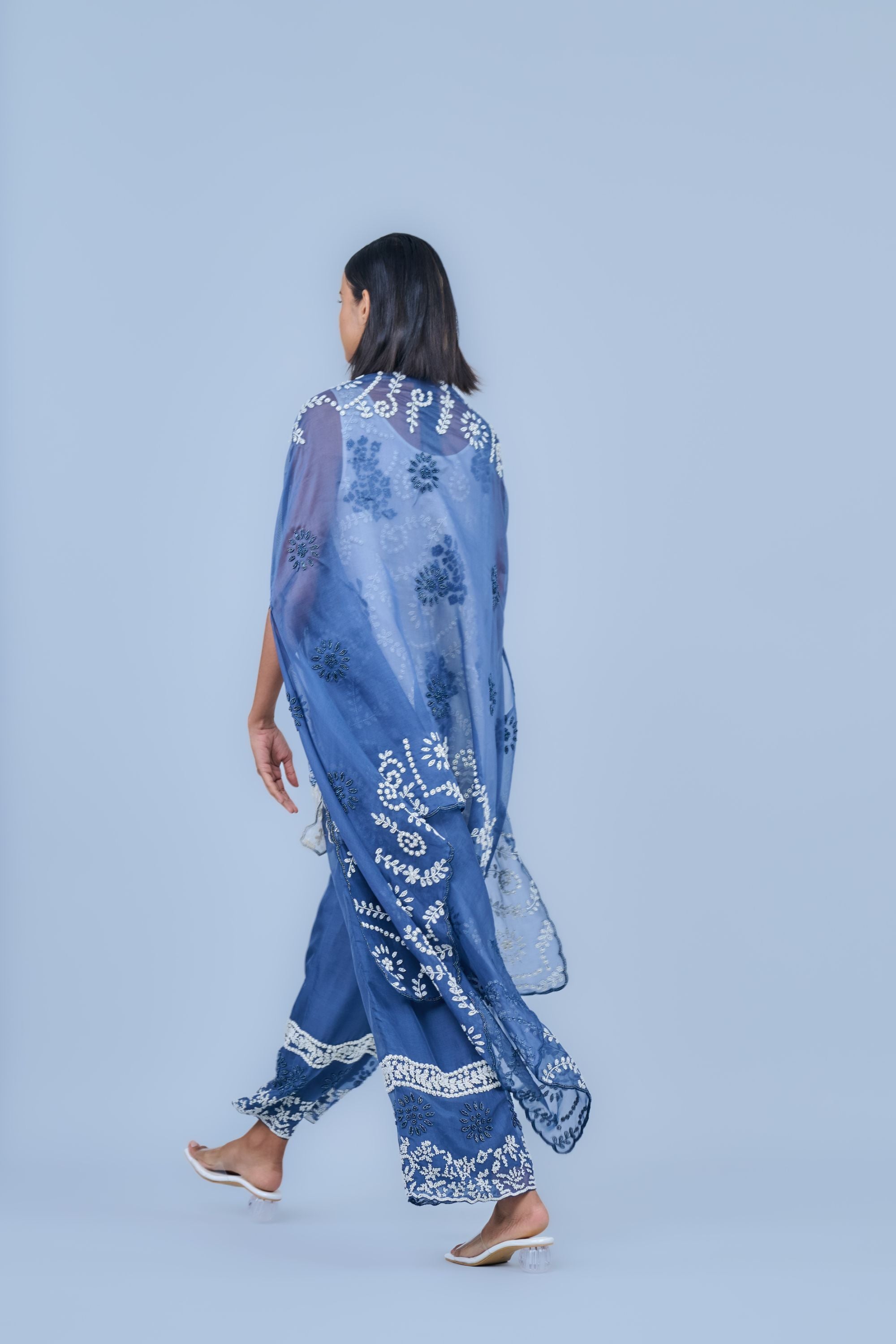 Ecru Ec Spc Silk Organza Tank