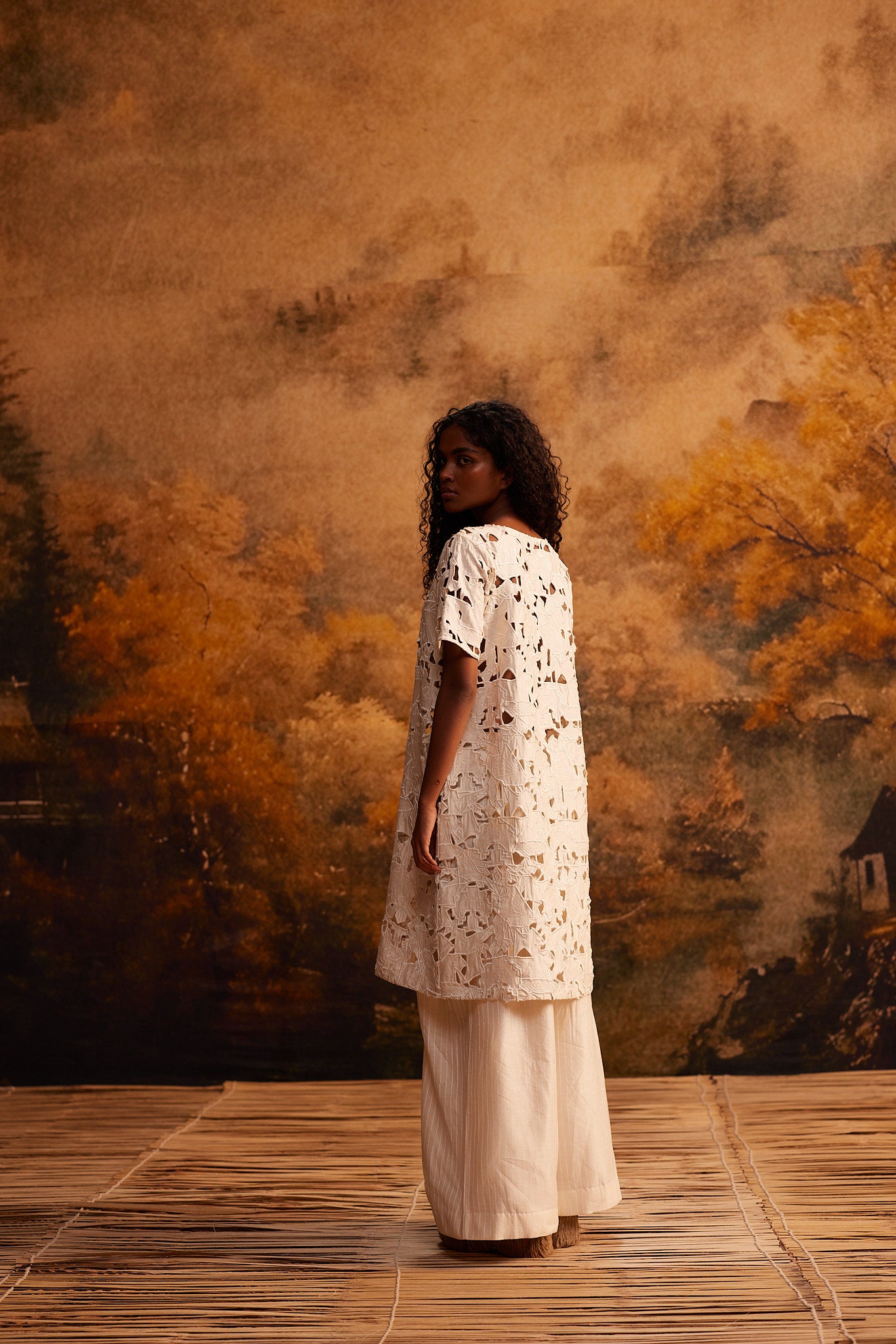 Washi Shift Slip Dress