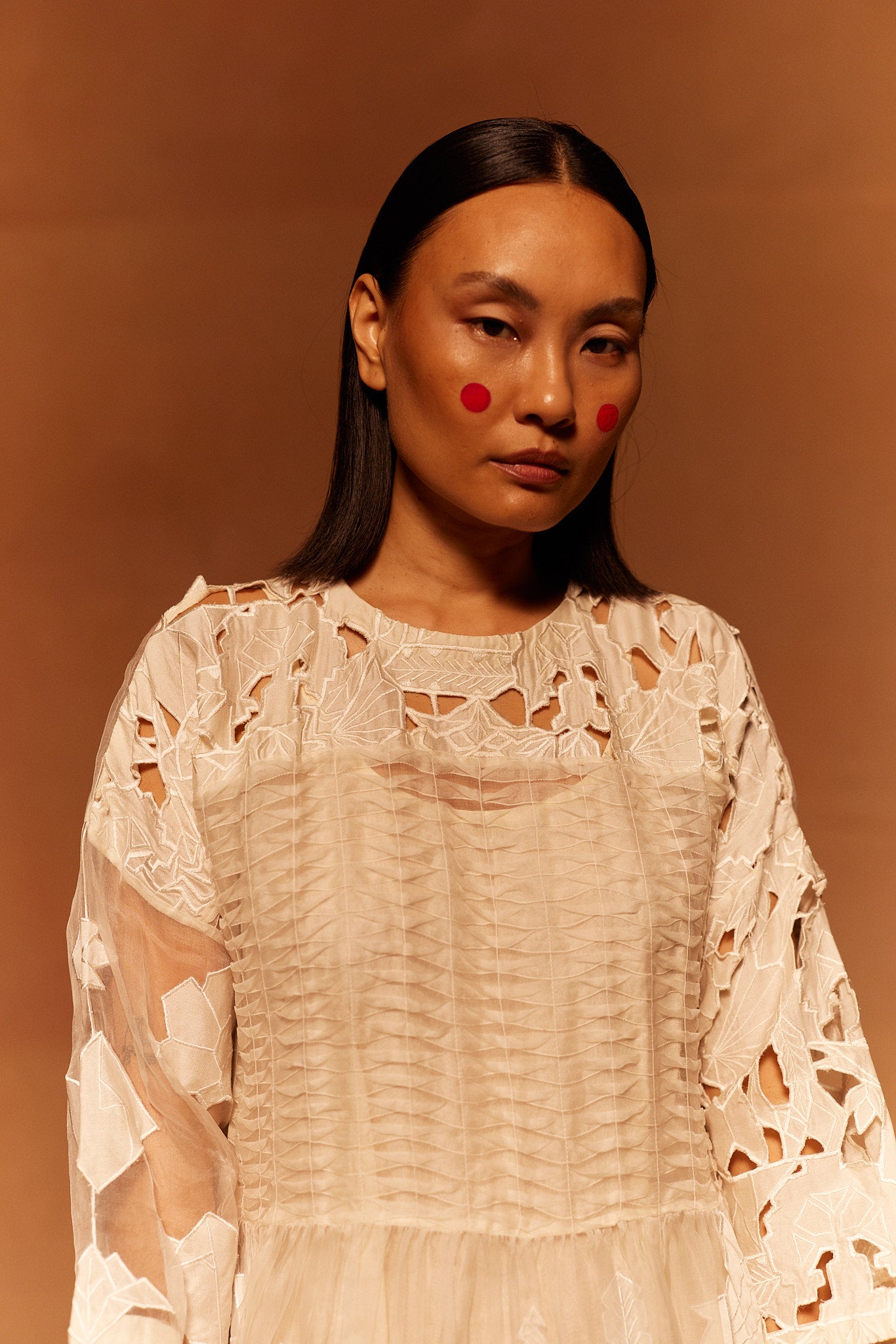 Yamada Patchwork Slip Dress