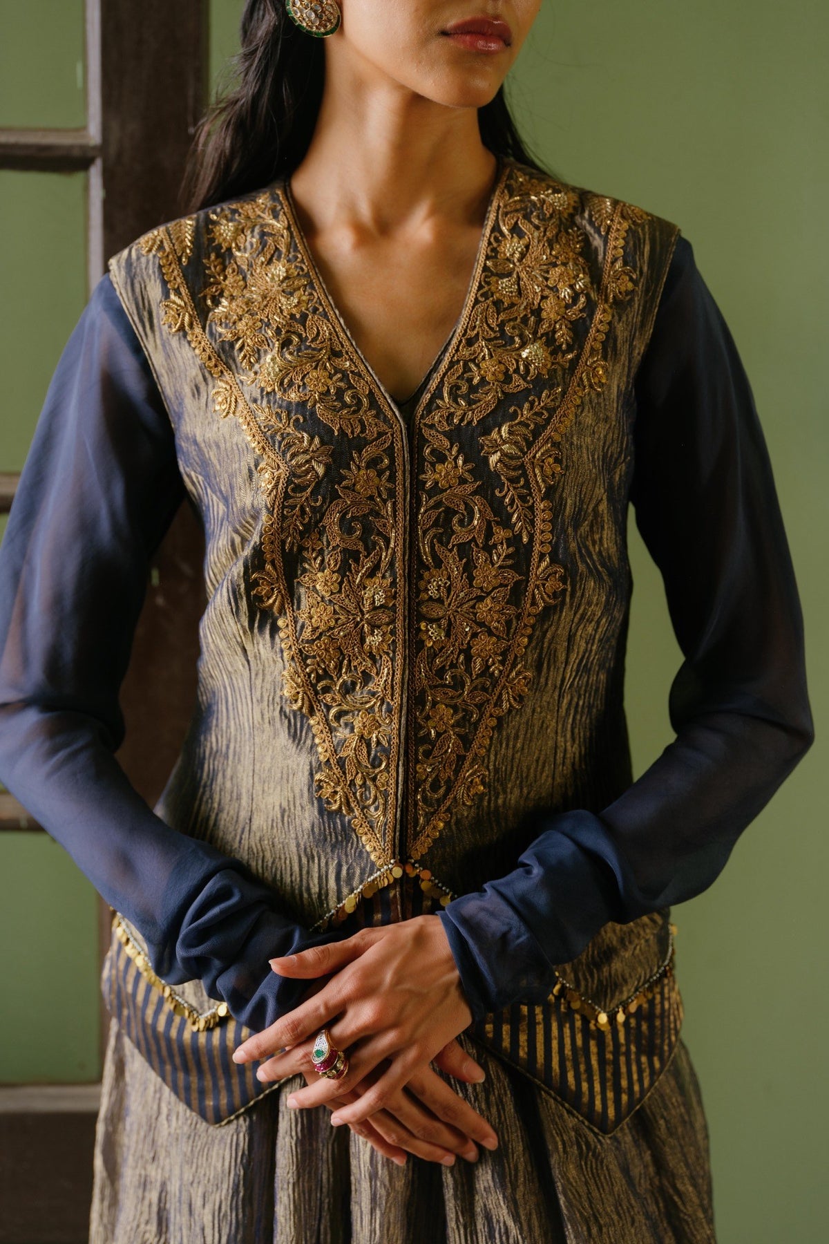 SHREE JACKET ANARKALI PANT SET