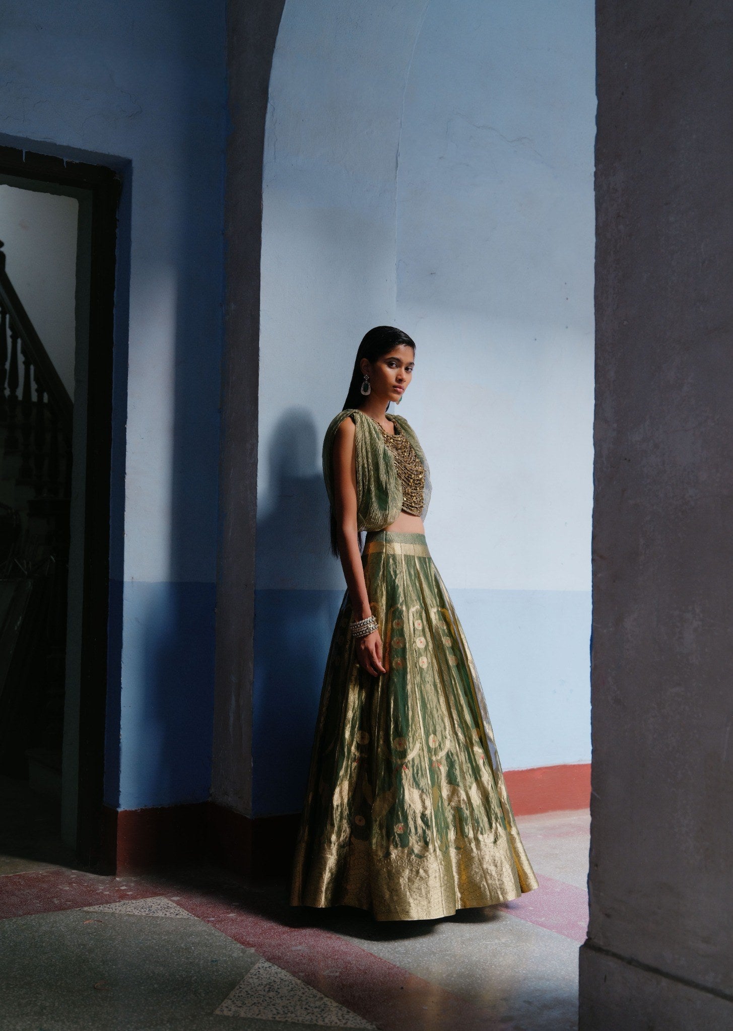 UTTRA LEHENGA BLOUSE SET