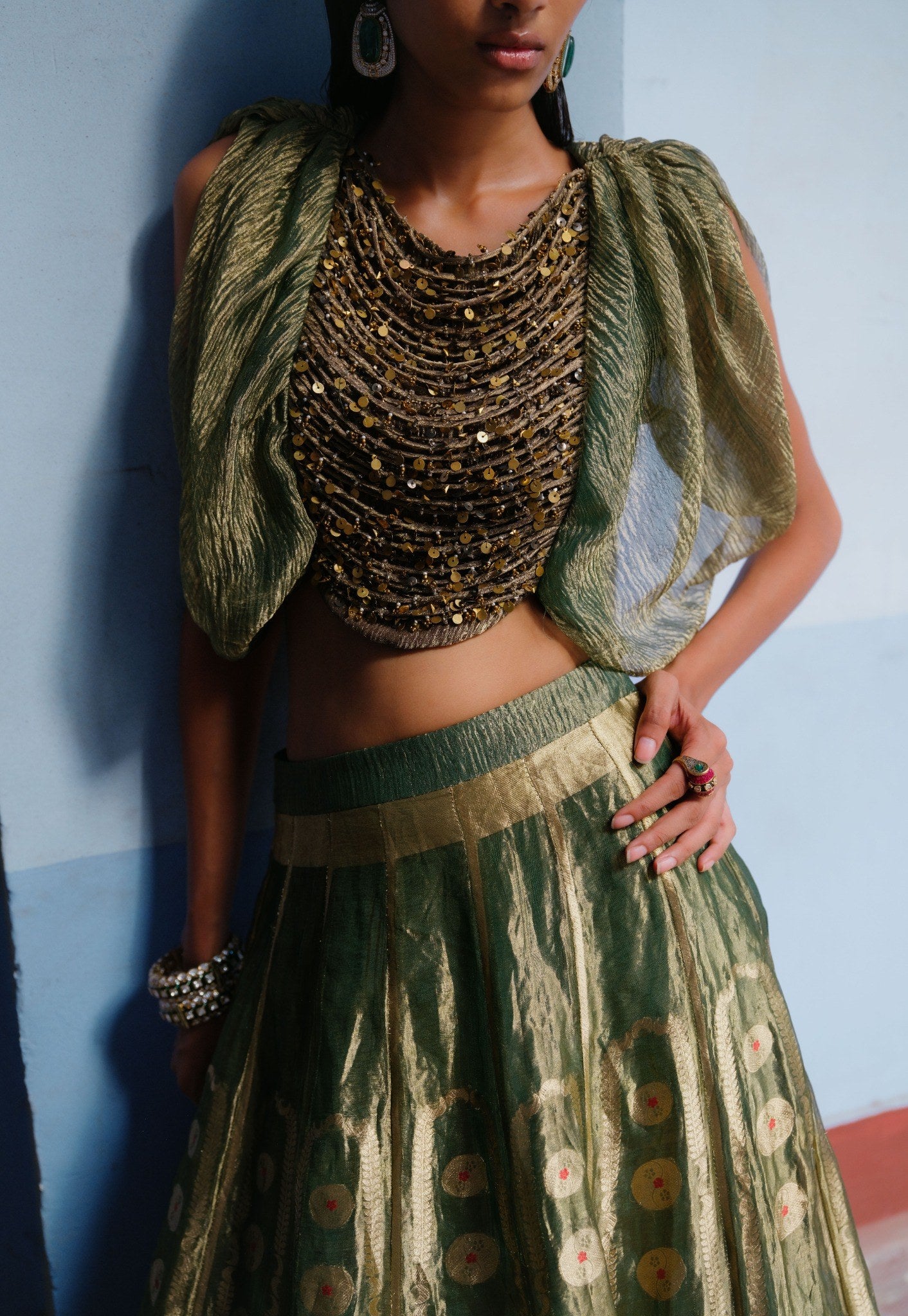 UTTRA LEHENGA BLOUSE SET