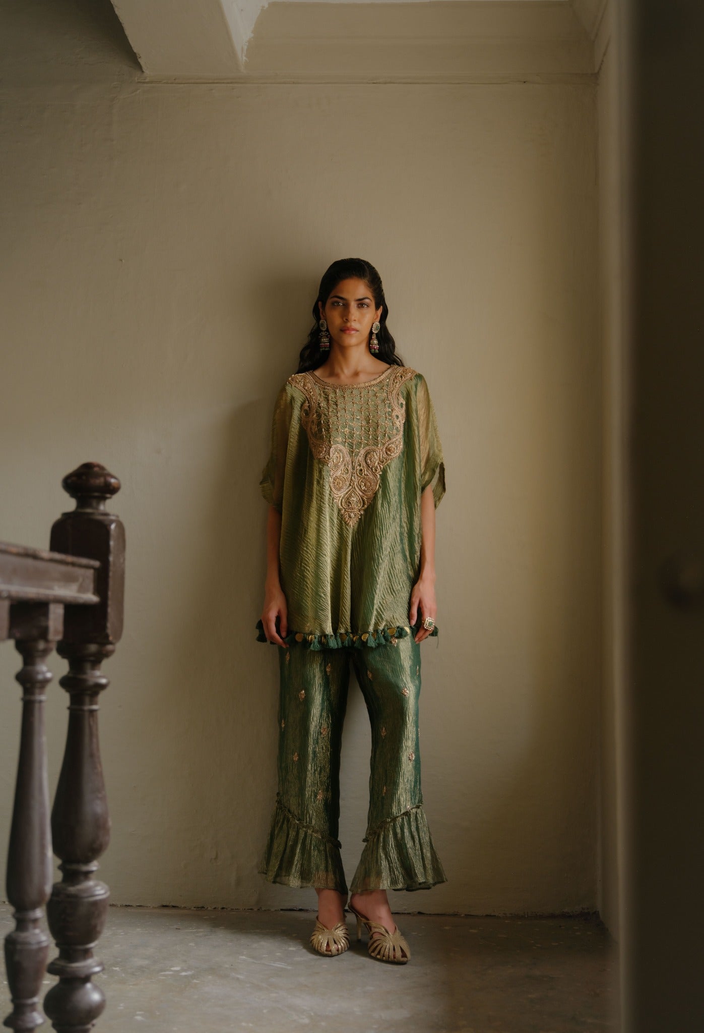 ANANDI CO-ORD SET-GREEN
