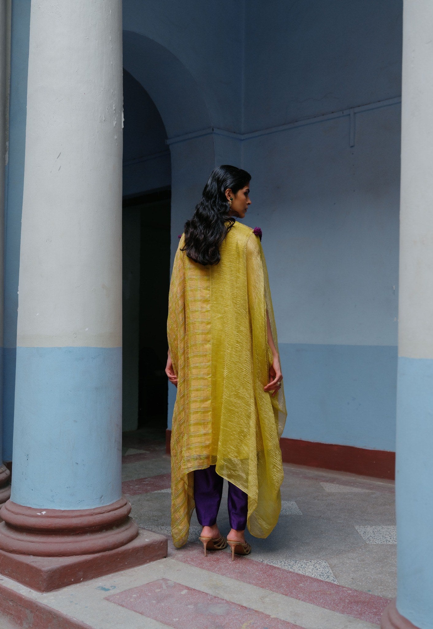 VRINDA KAFTAN DHOTI SET