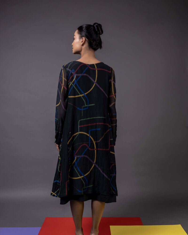 Kranji Black Dress With Pockets