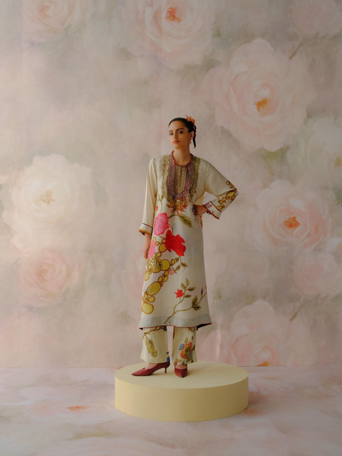 Poppy Trail Kurta Set