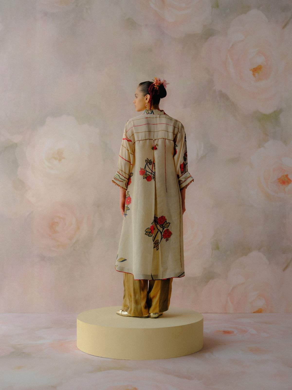 Ivory Bloom Kurta Set