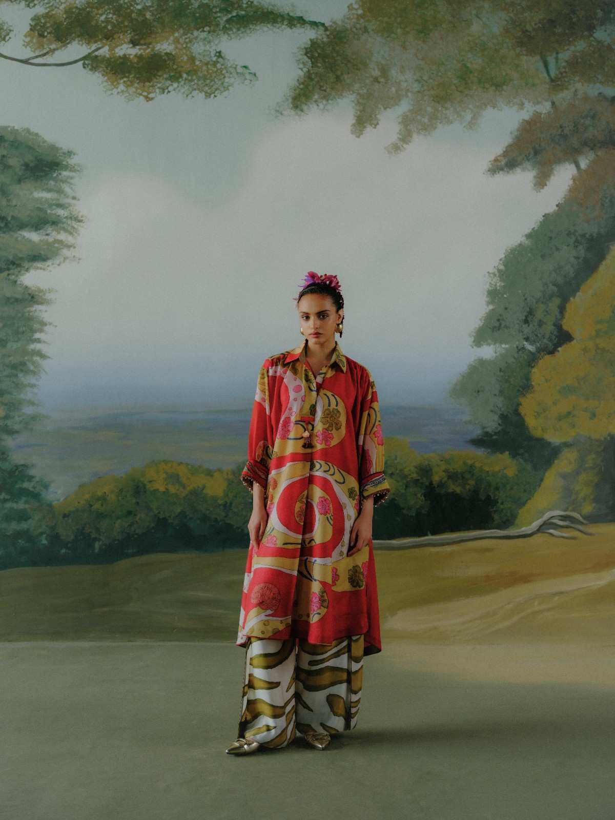 Crimson Story Kurta Set