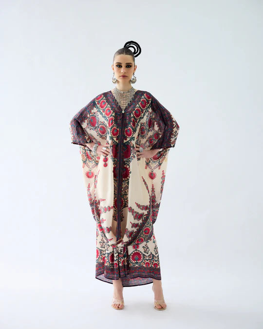 Bukhara Maroon Dalilah - Surilee Tunic Set
