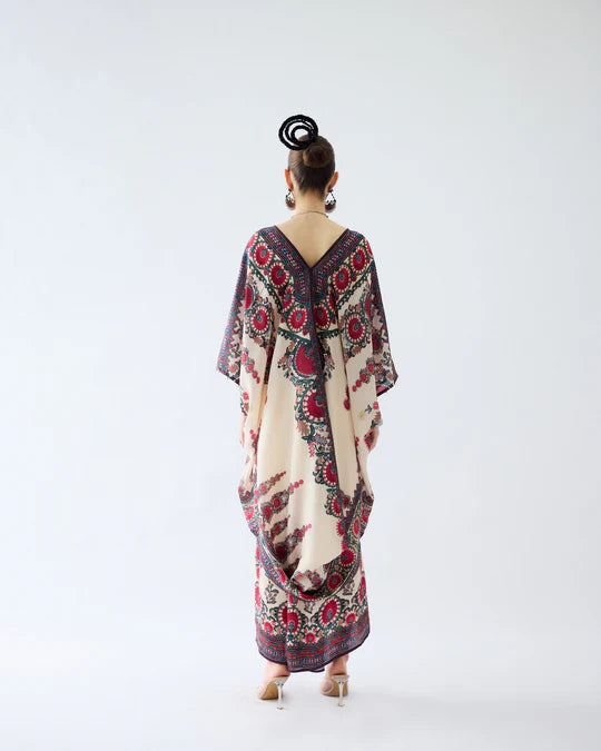 Bukhara Maroon Dalilah - Surilee Tunic Set