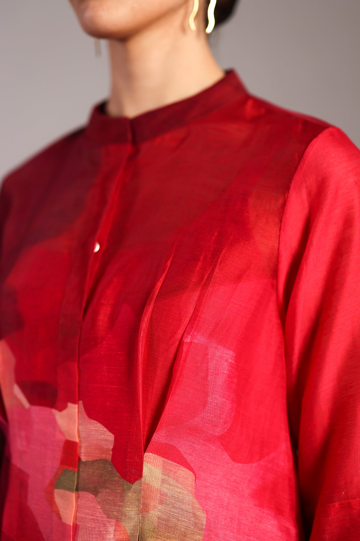 Diffuse fuchsia pink dress