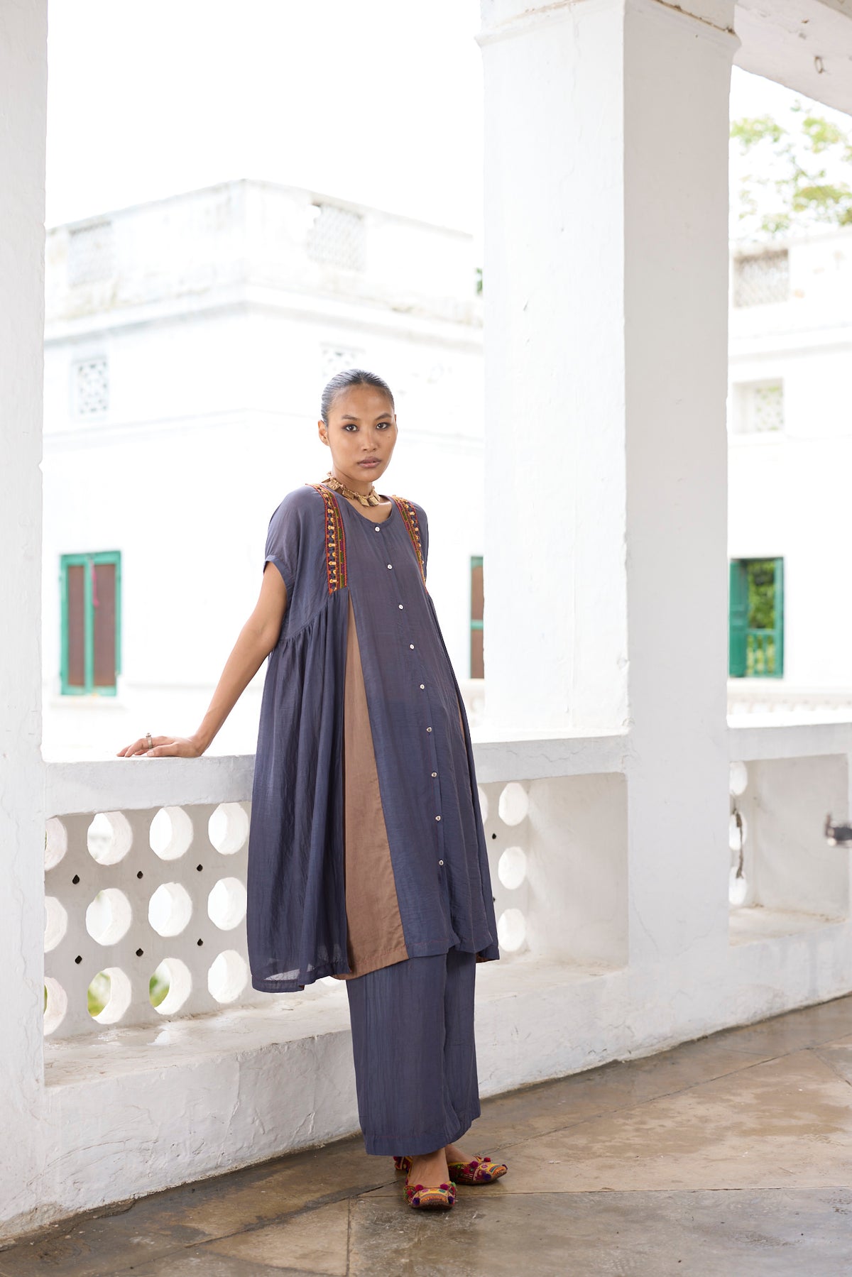 Multi Komorebi Tunic Set