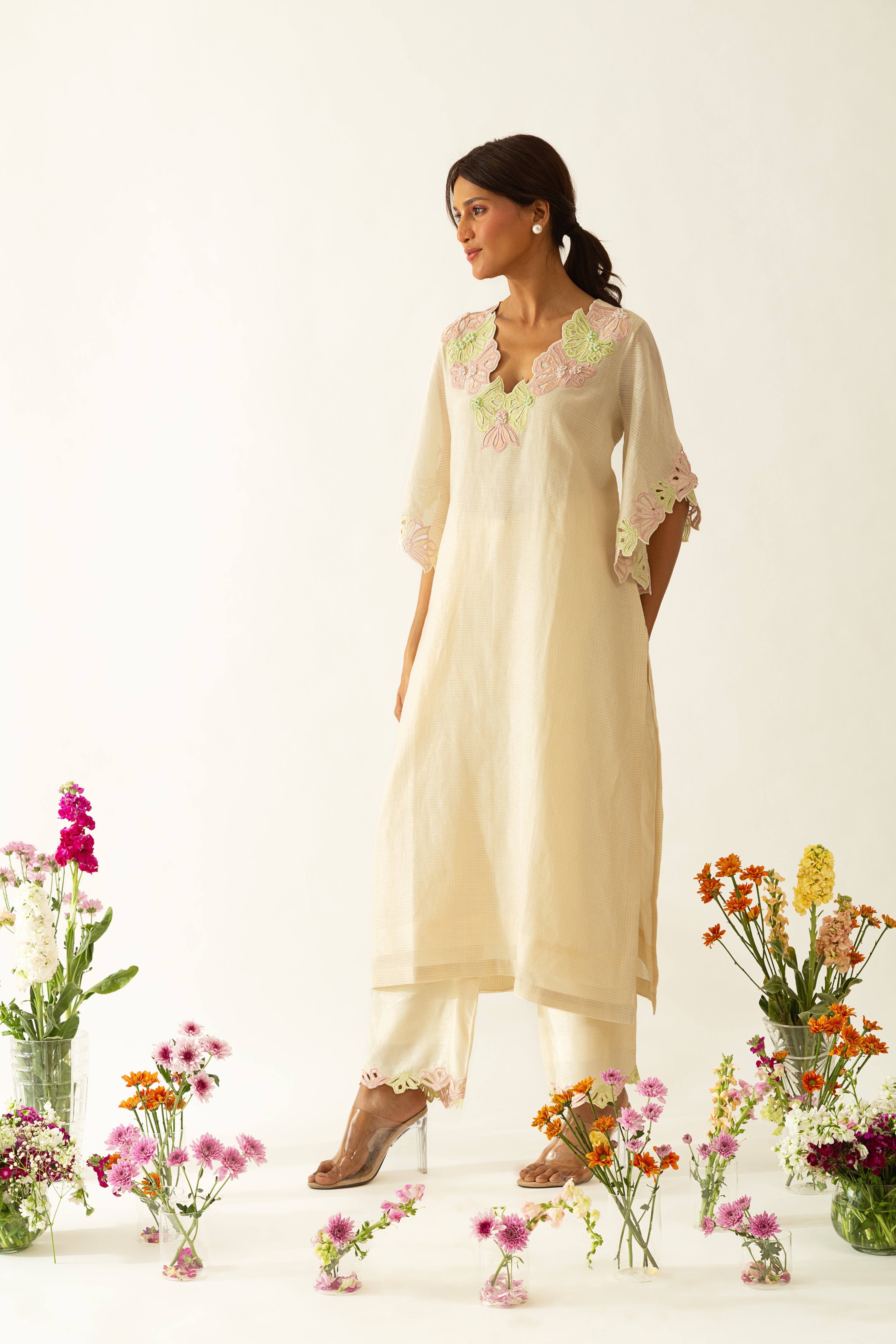Moonlit Pearl Kurta Set