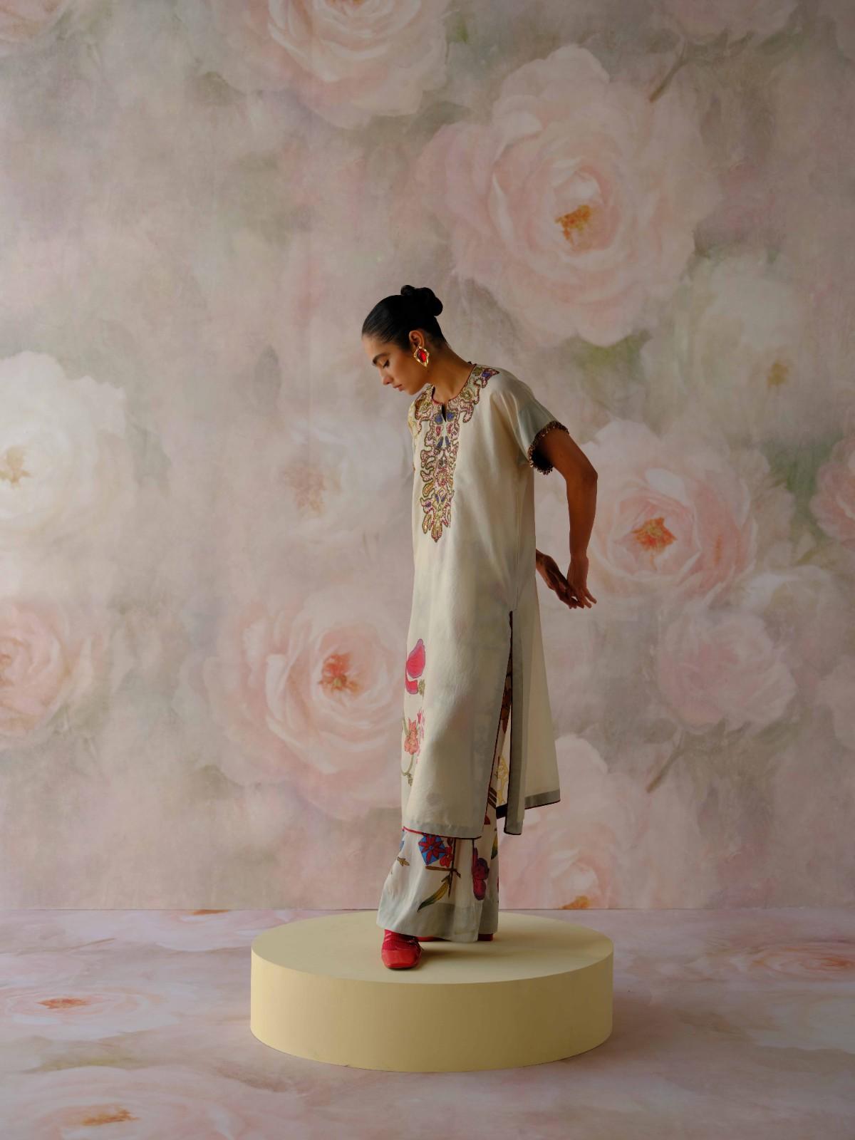 Ivory Garden Kurta Set