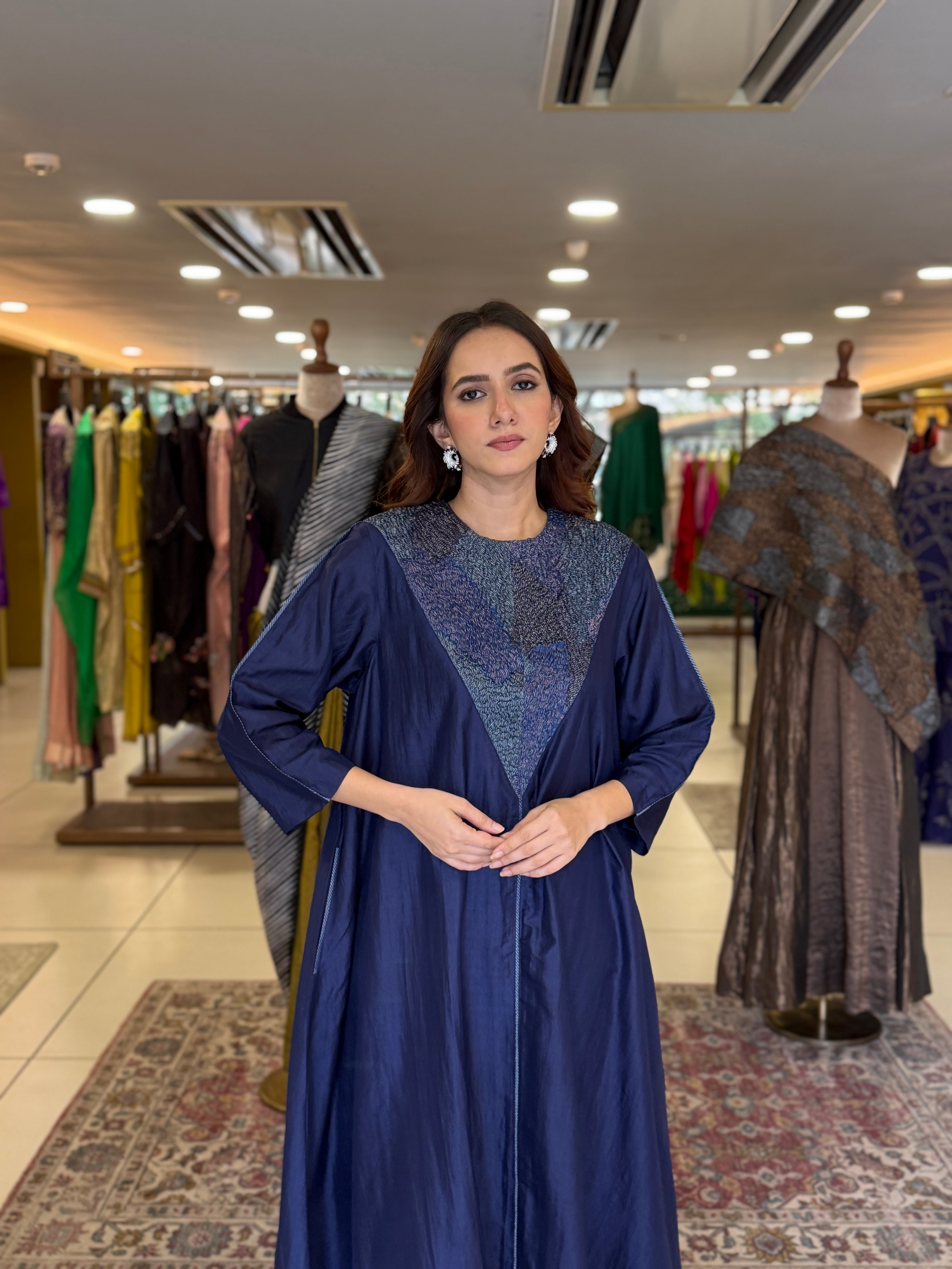 Armour Kurta - Navy Blue