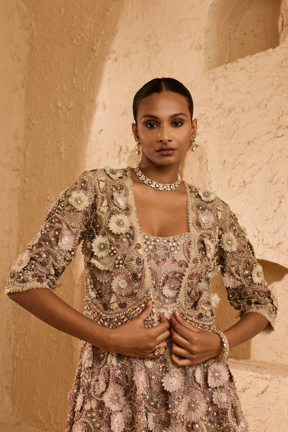 Myra Peplum Set