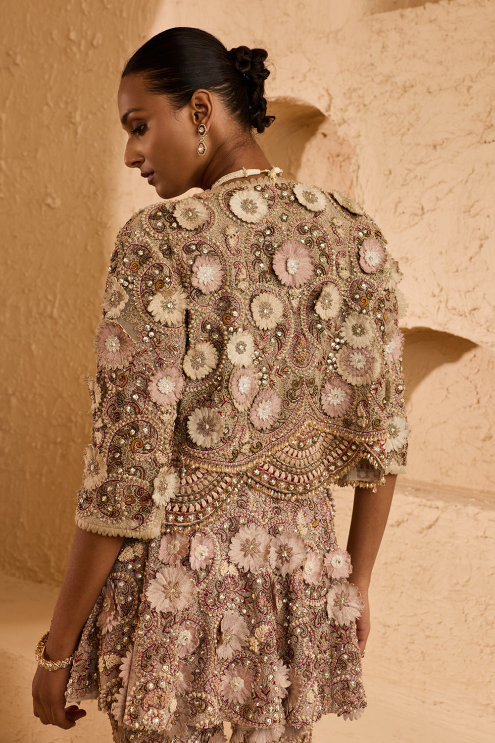 Myra Peplum Set