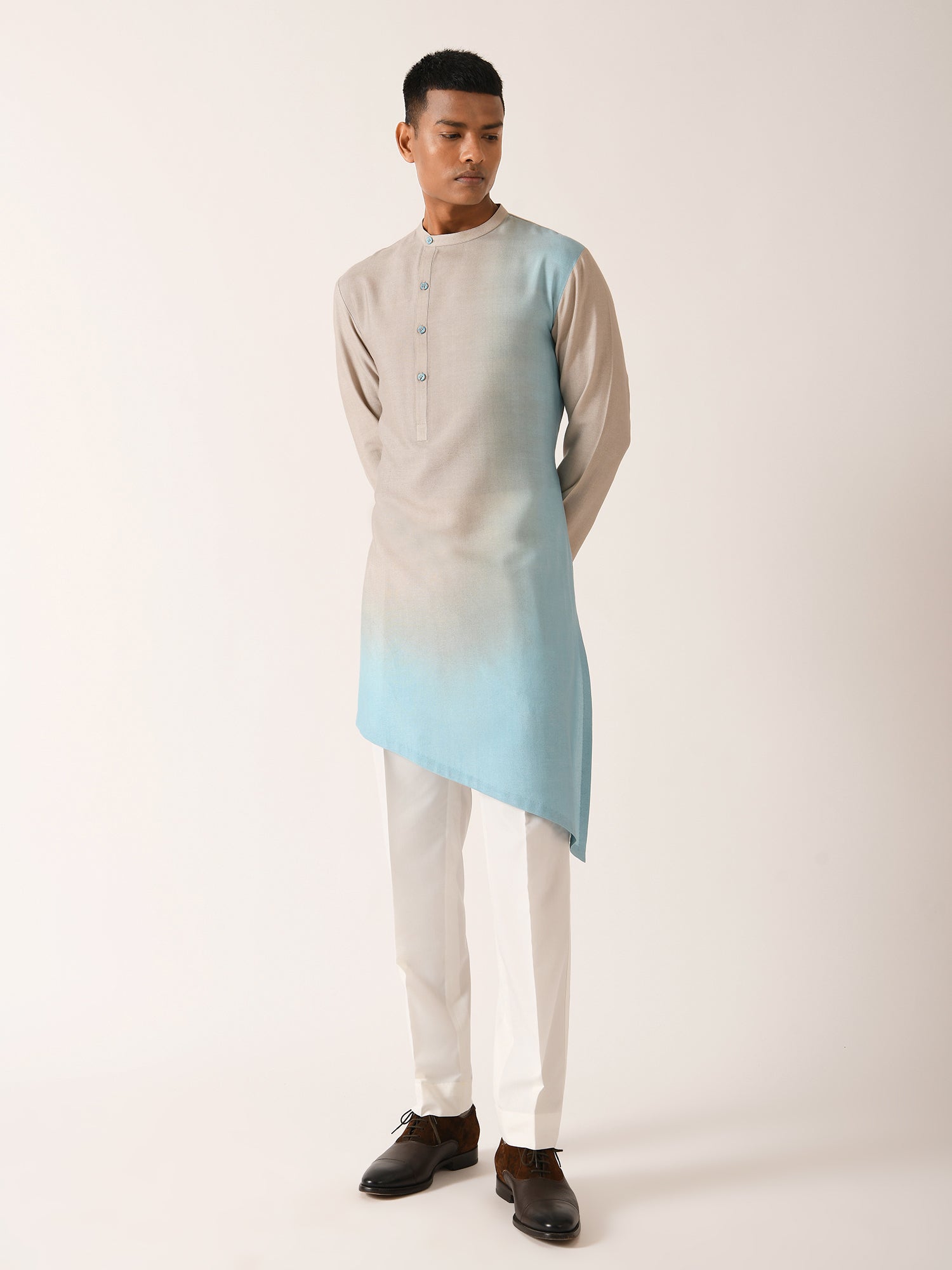 Dip Dyed Asymmetric Kurta