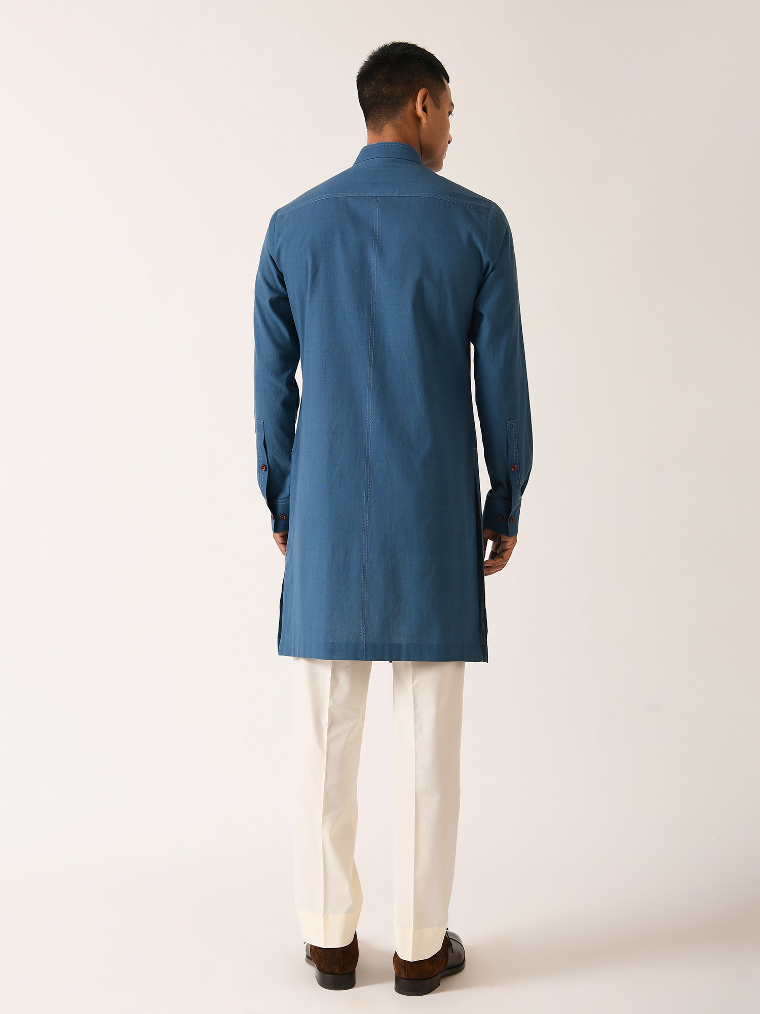 Handloom Double Flap Kurta