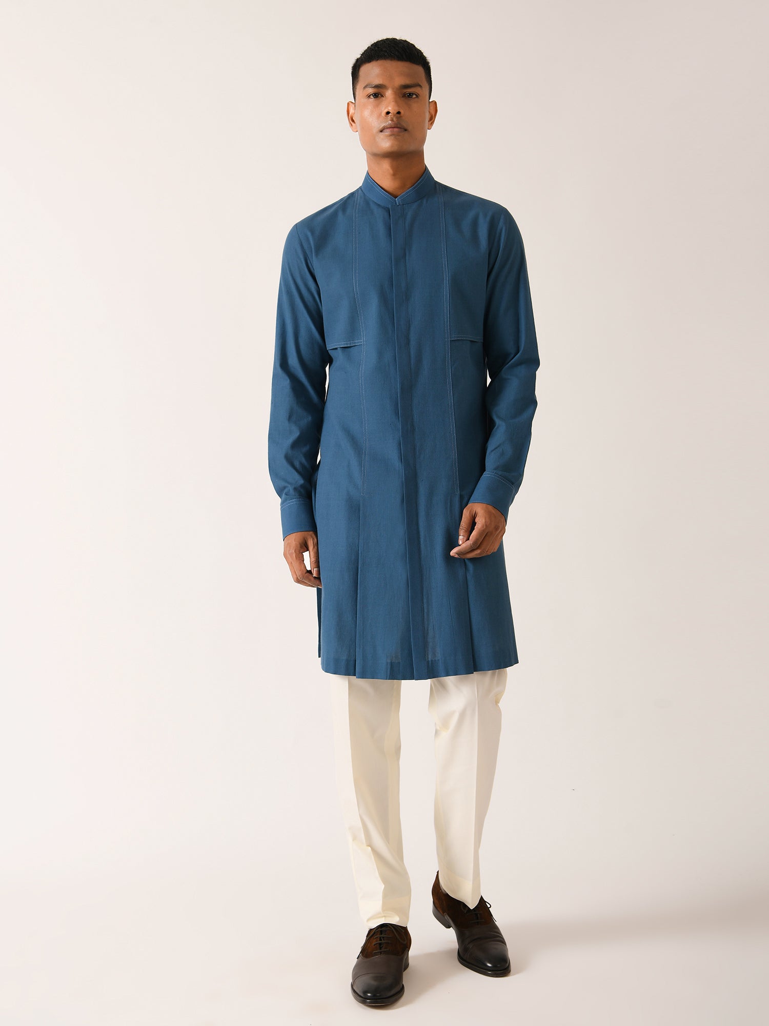 Handloom Double Flap Kurta