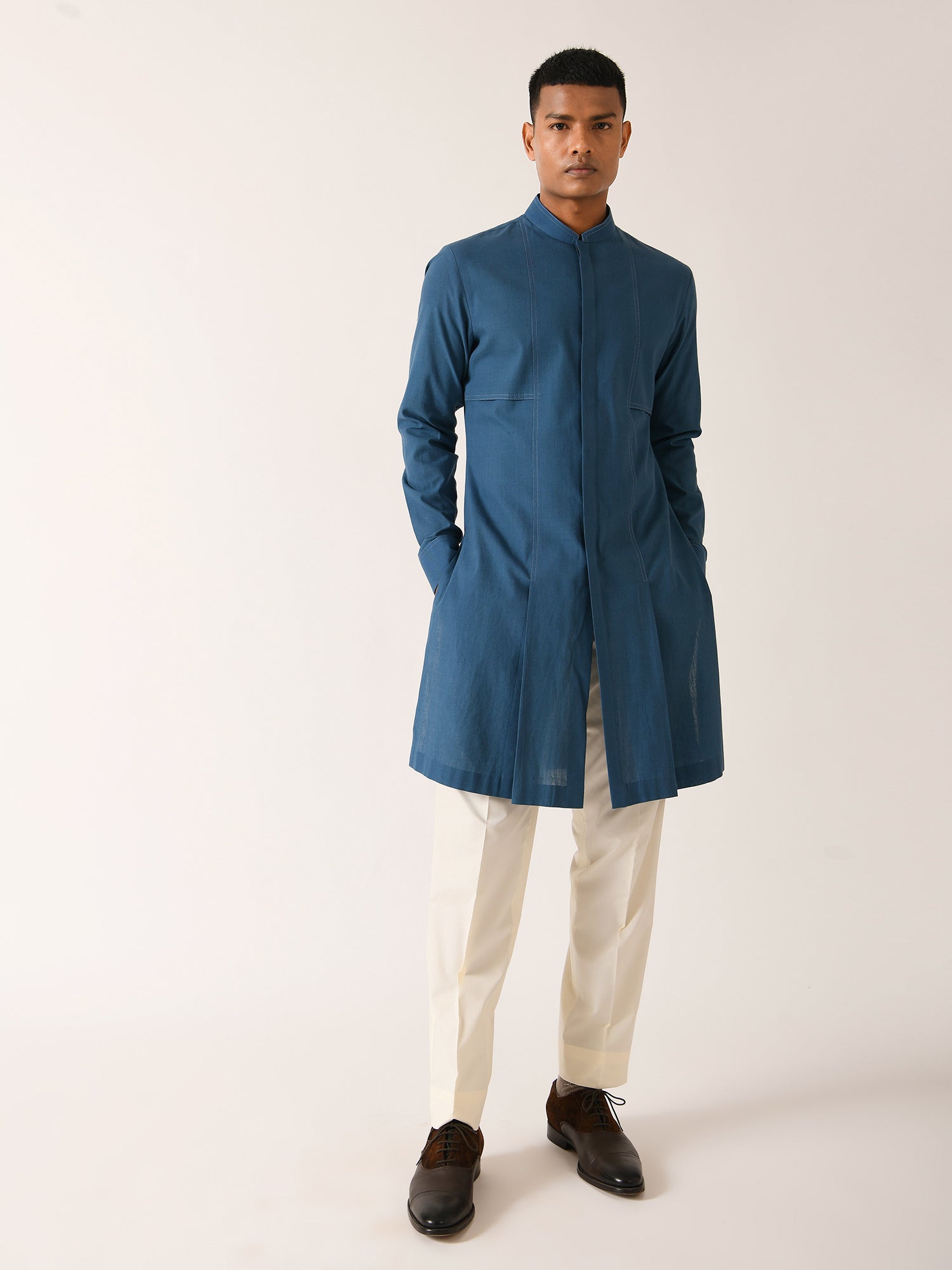 Handloom Double Flap Kurta