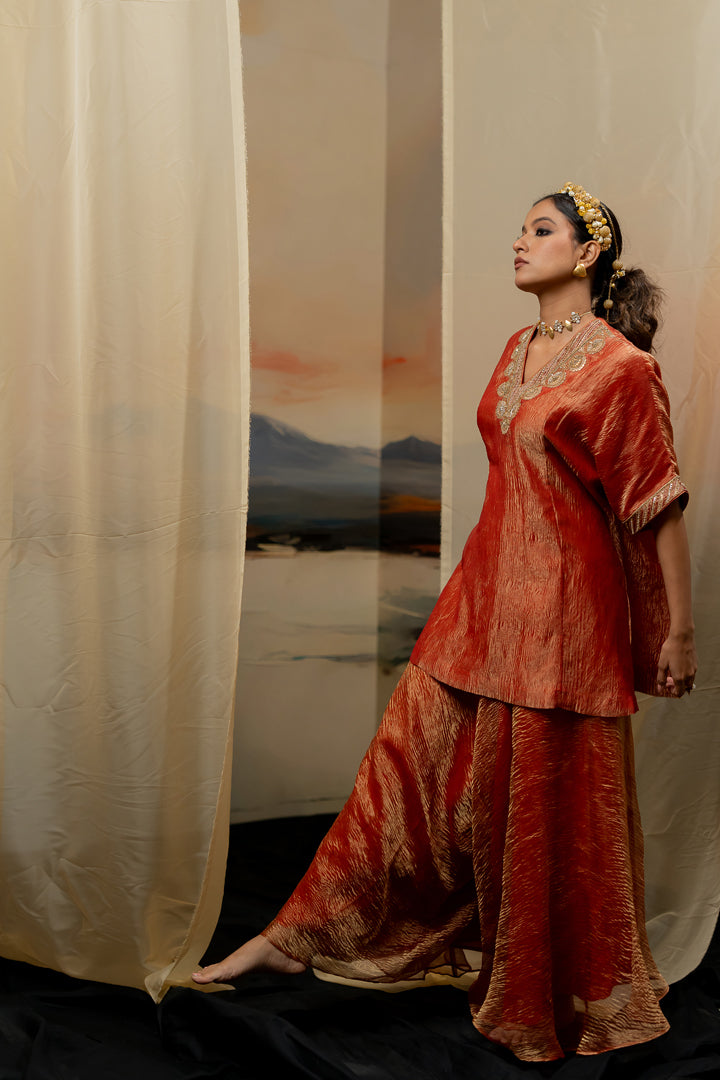 ROOH KURTA DHOTI SET