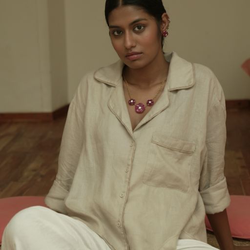 Crimson Blossom Necklace