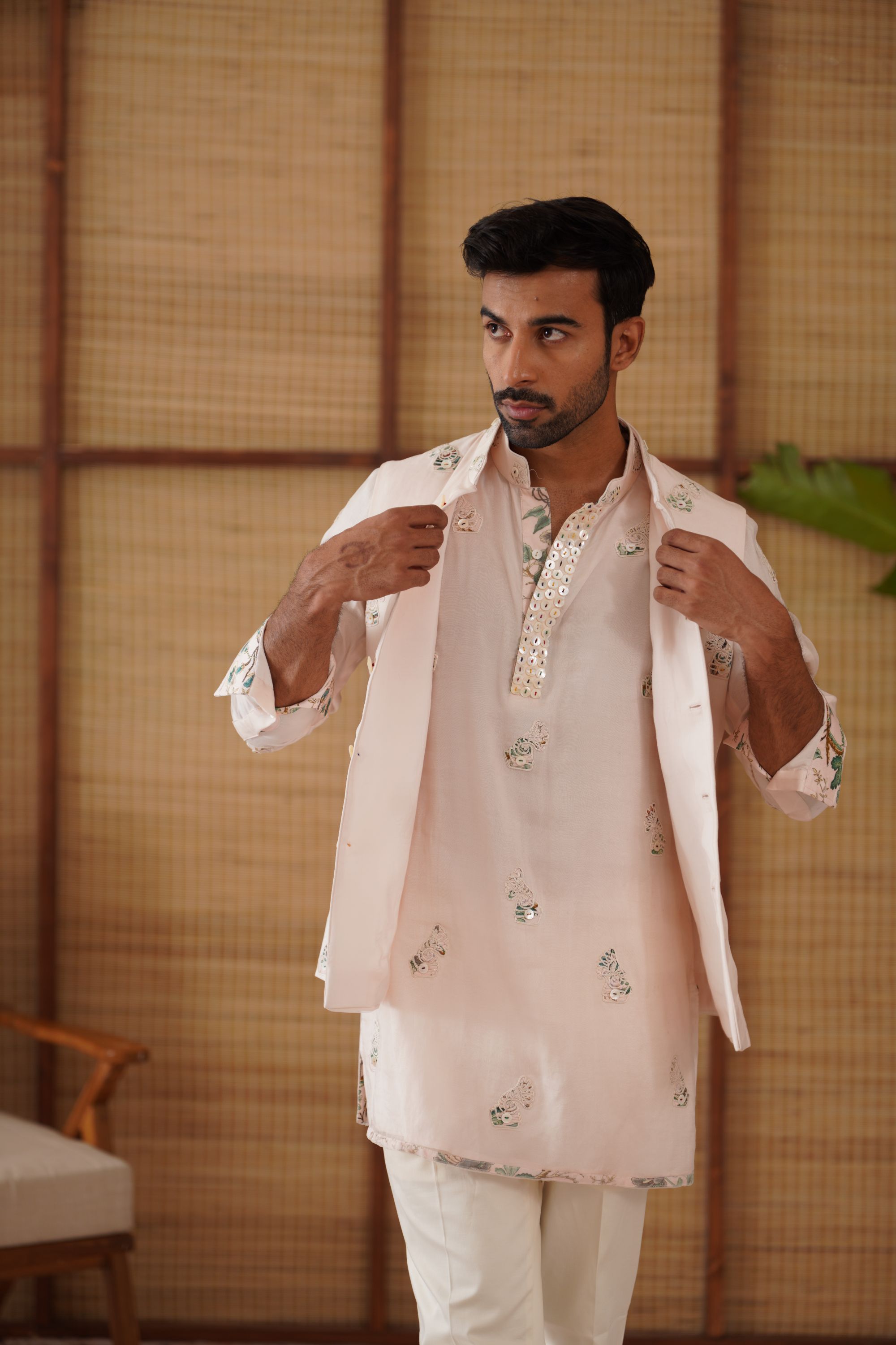 Gramophone Nehru Jacket Set
