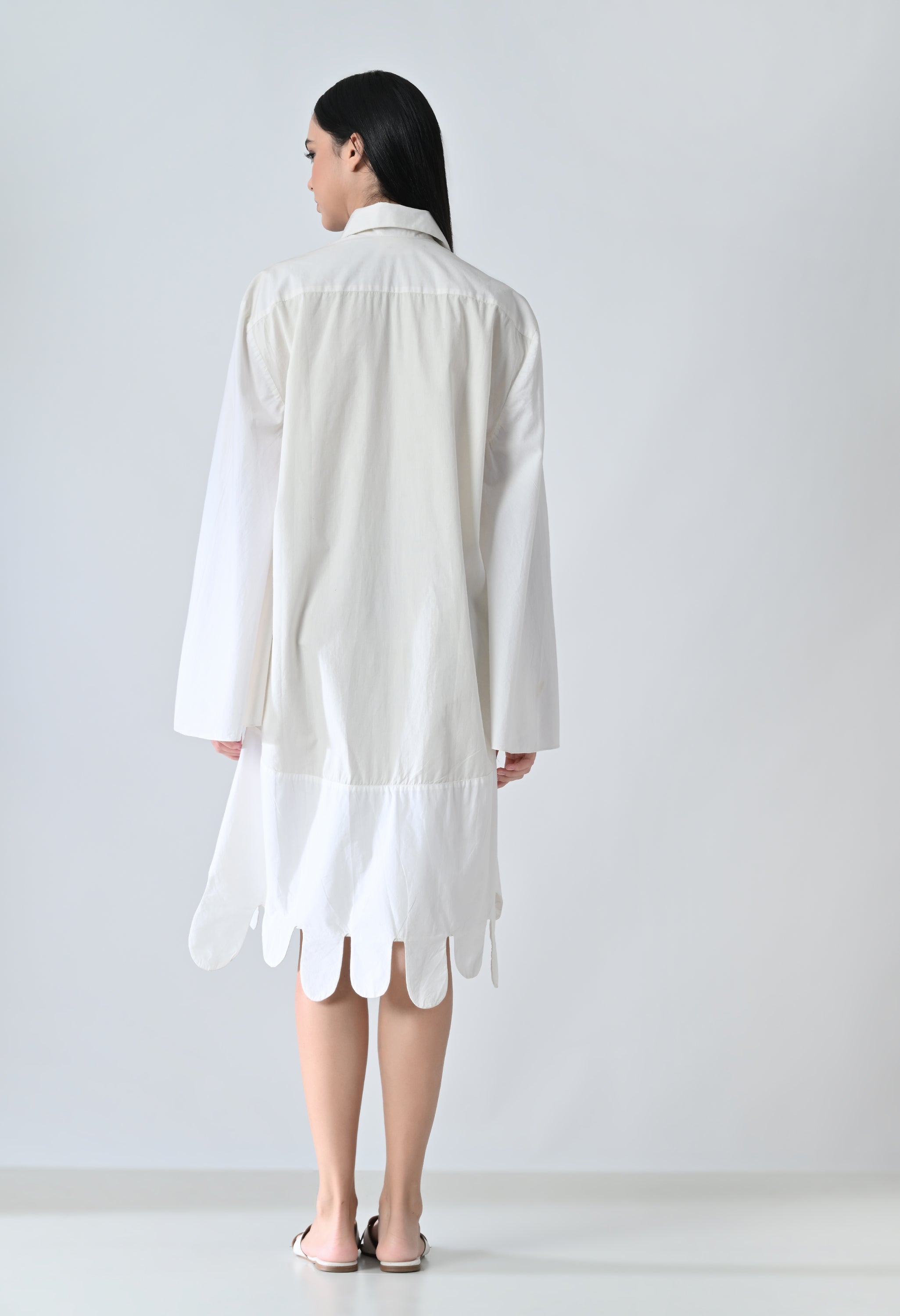 Crimson Leaf Prinred Dress