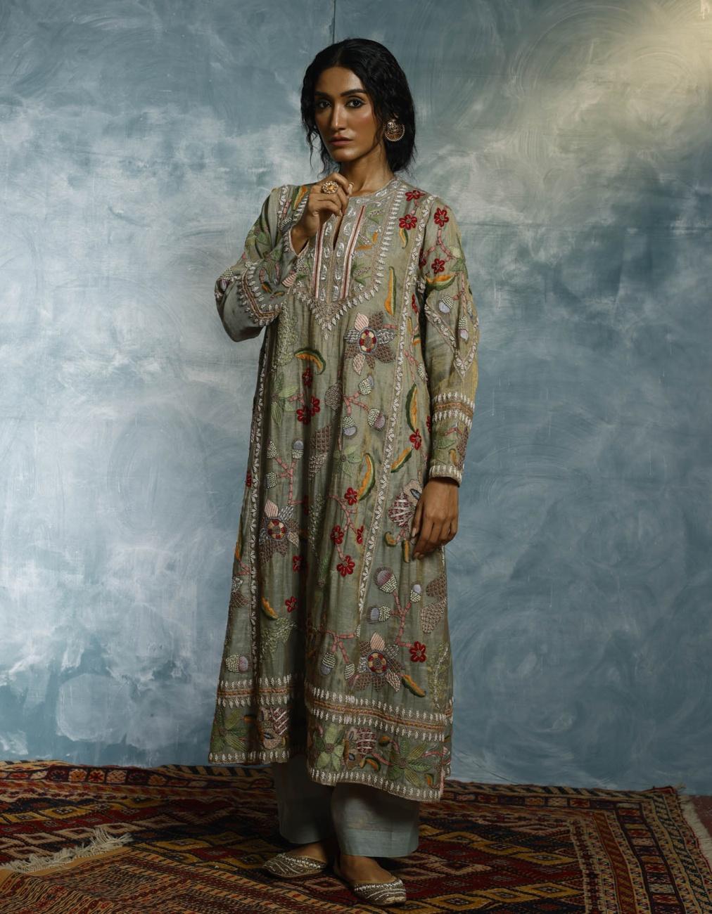 Armani Cool Blue Kurta With Pants