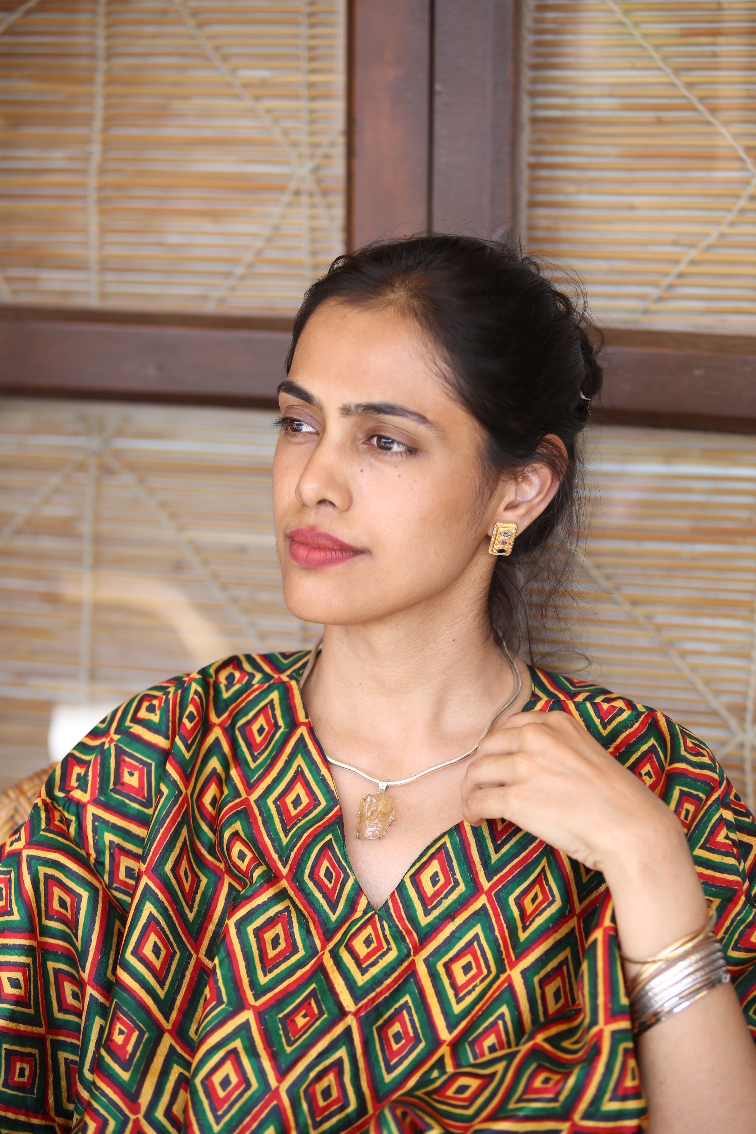 Lunar Trance Pendant with Hasli