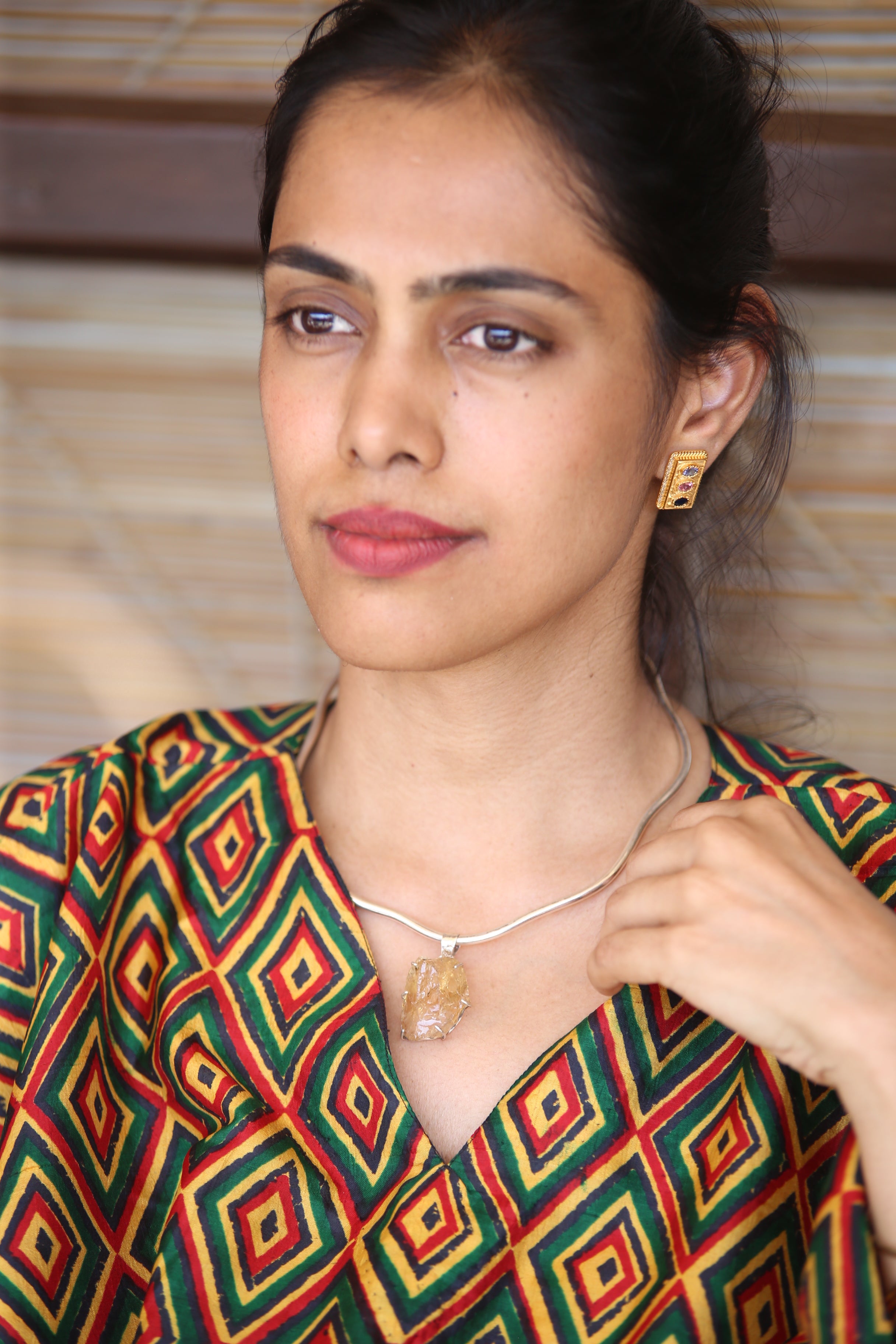 Lunar Trance Pendant with Hasli