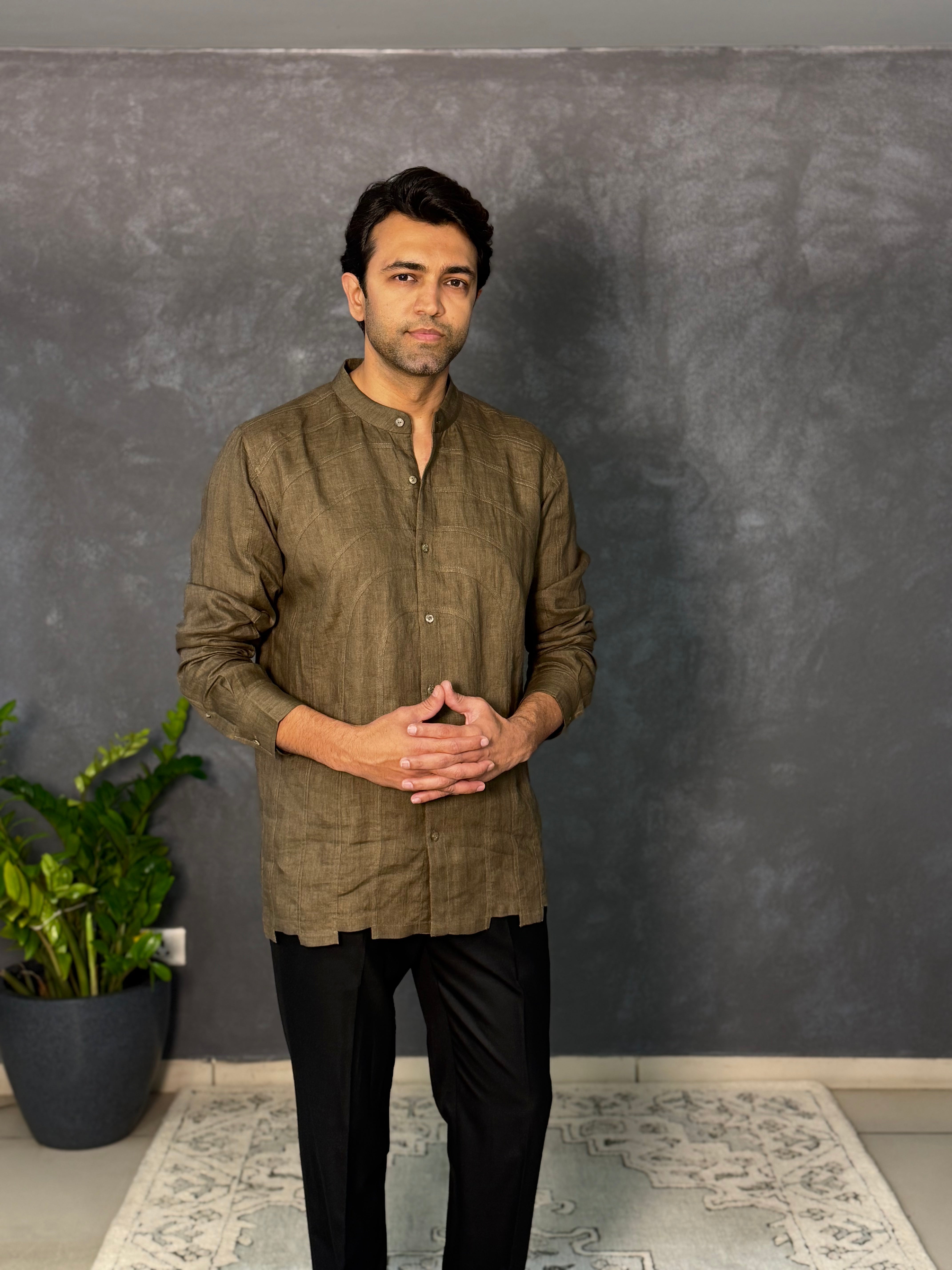 ARCH ECHO LADDER PANEL SHIRT