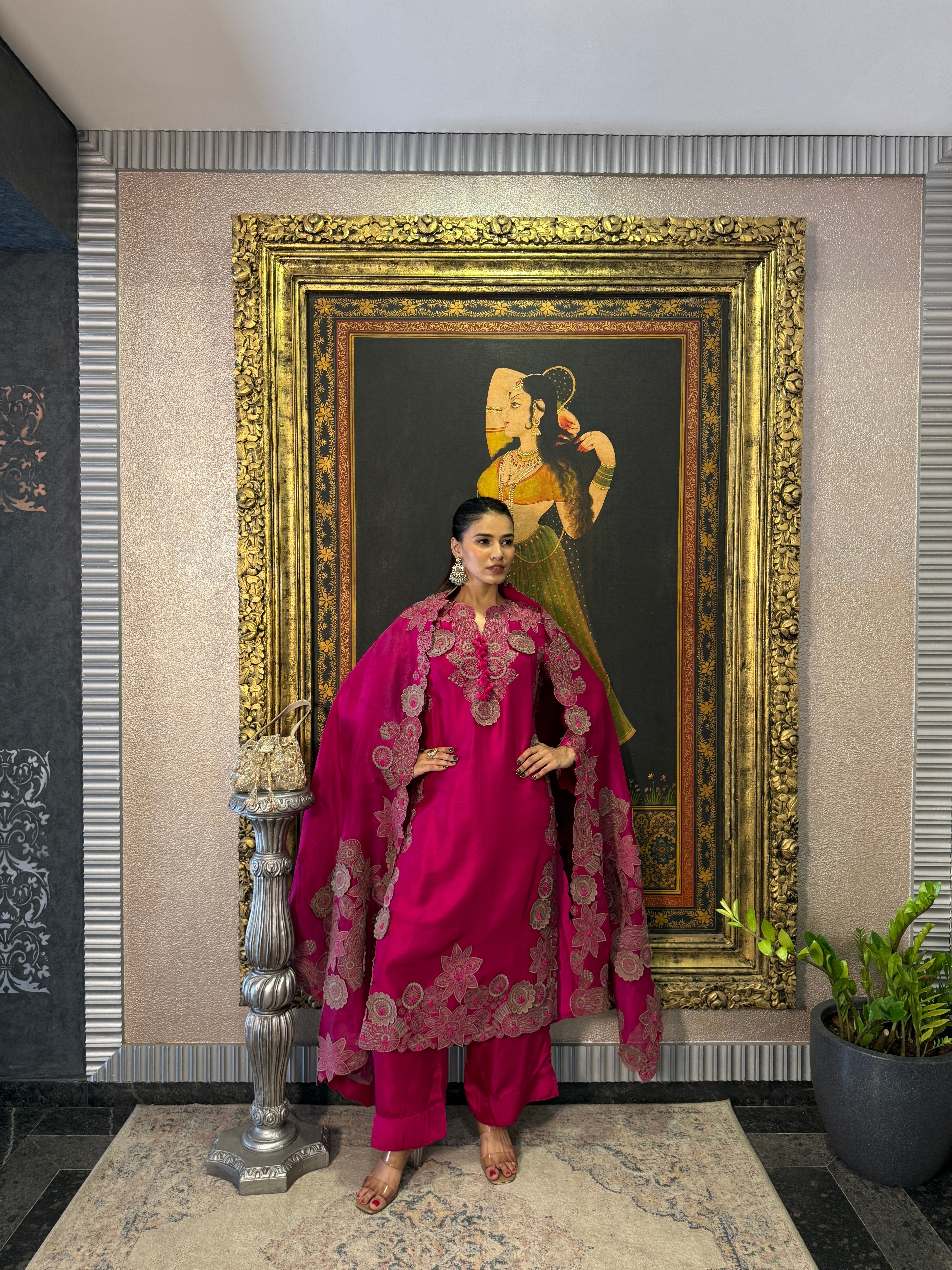 Magenta Pink - Kurta Set