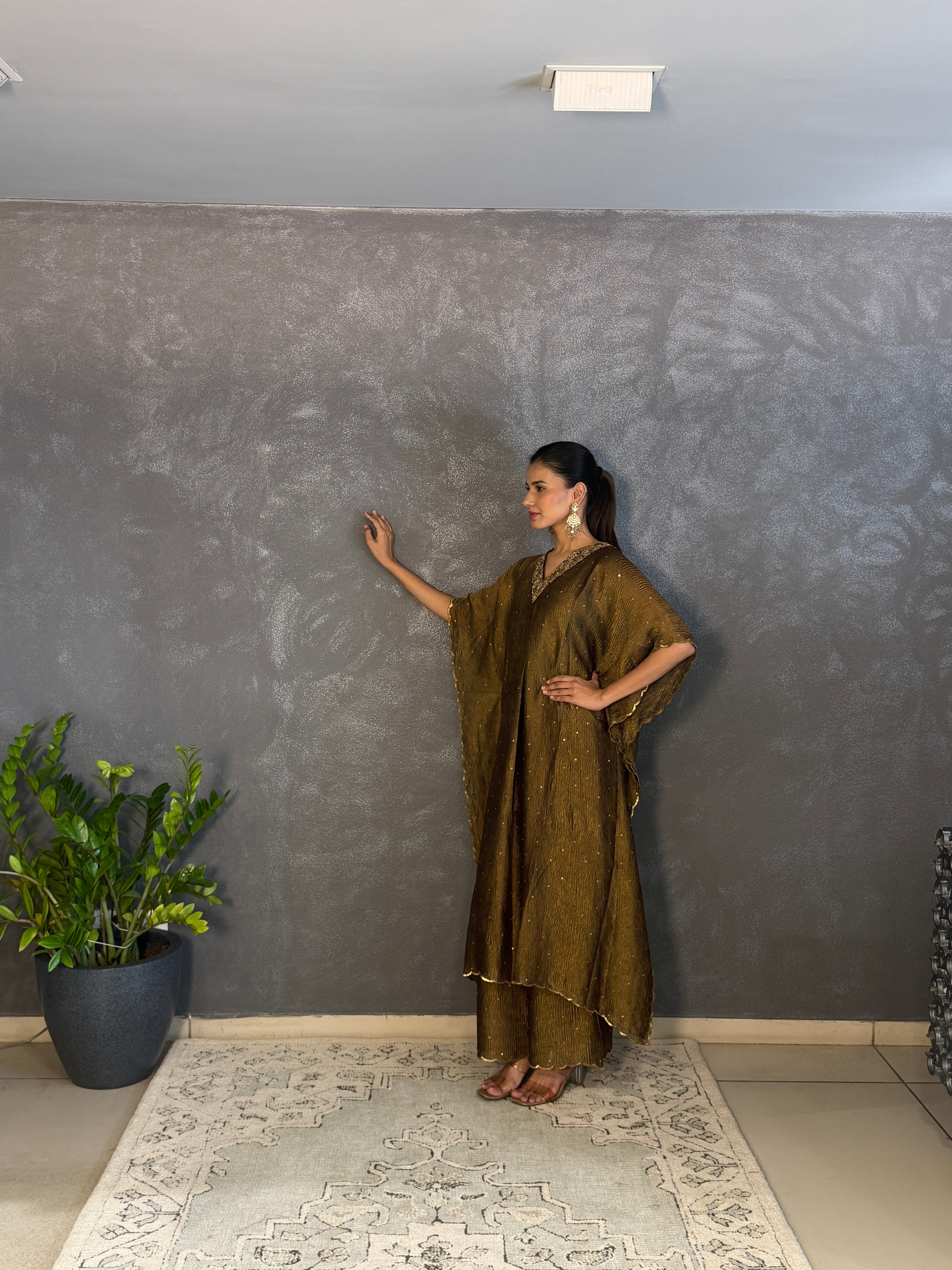 Garnet Savitri Kaftan Set