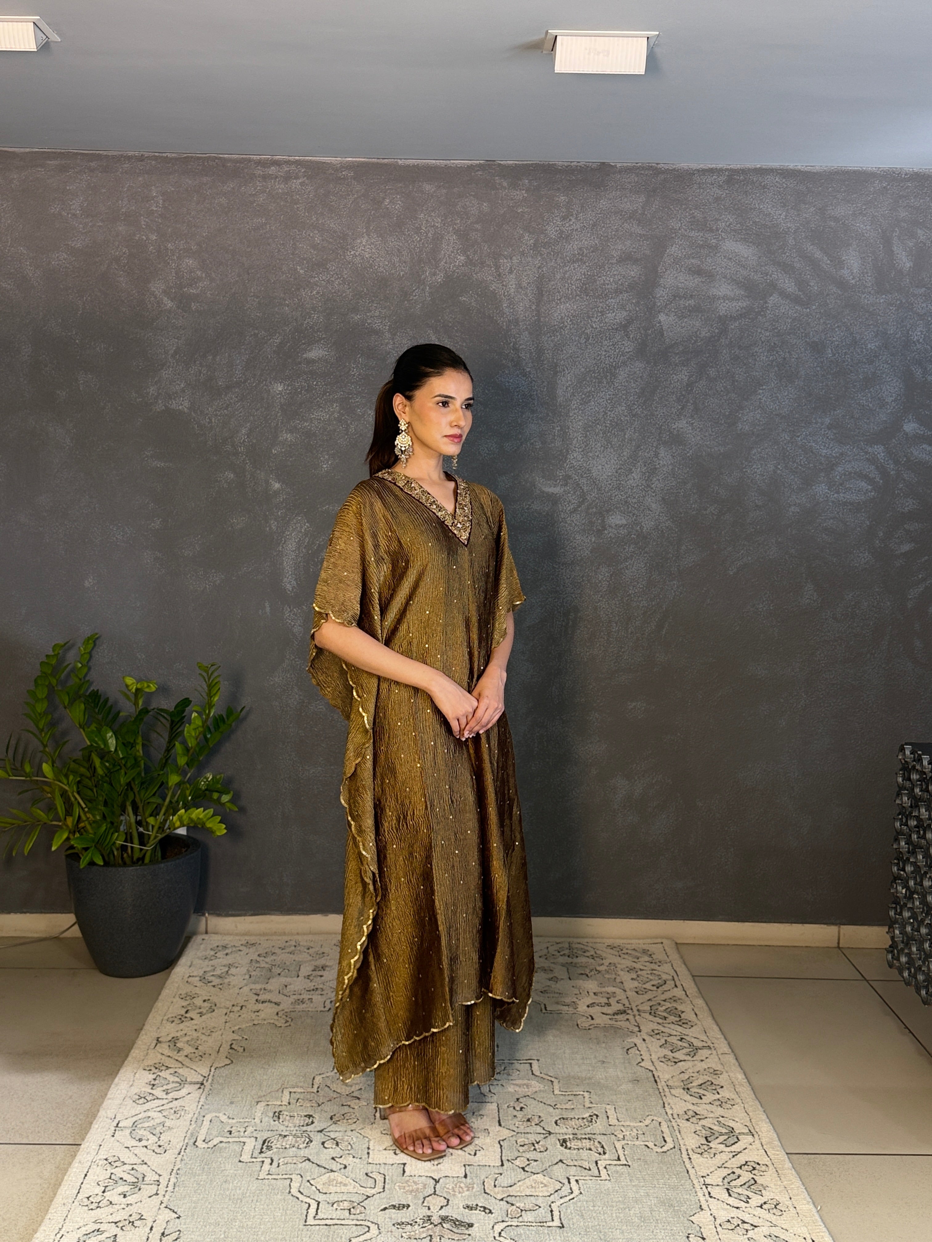 Garnet Savitri Kaftan Set
