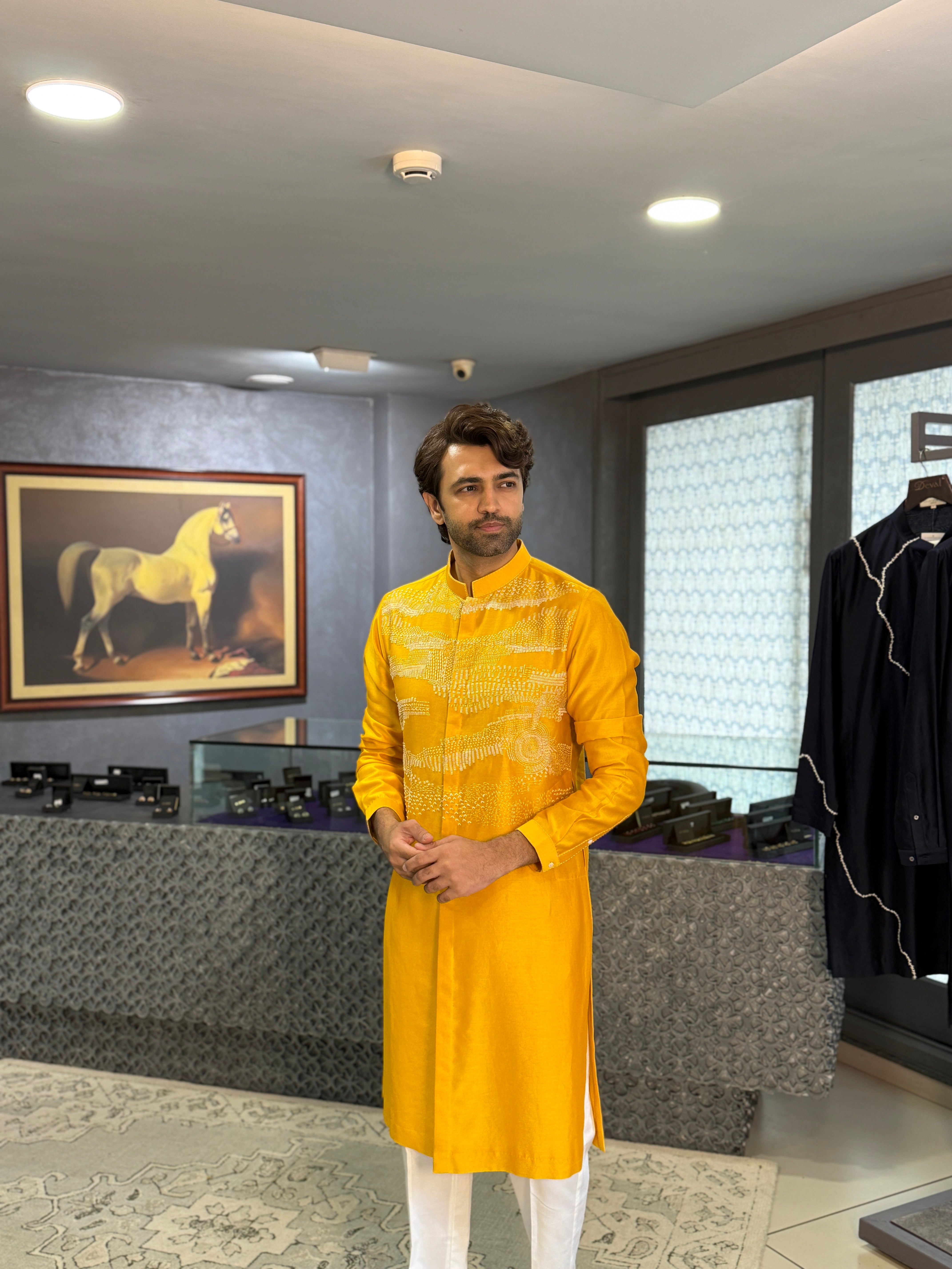 TRAIL DUST PLACEMENT KURTA SET