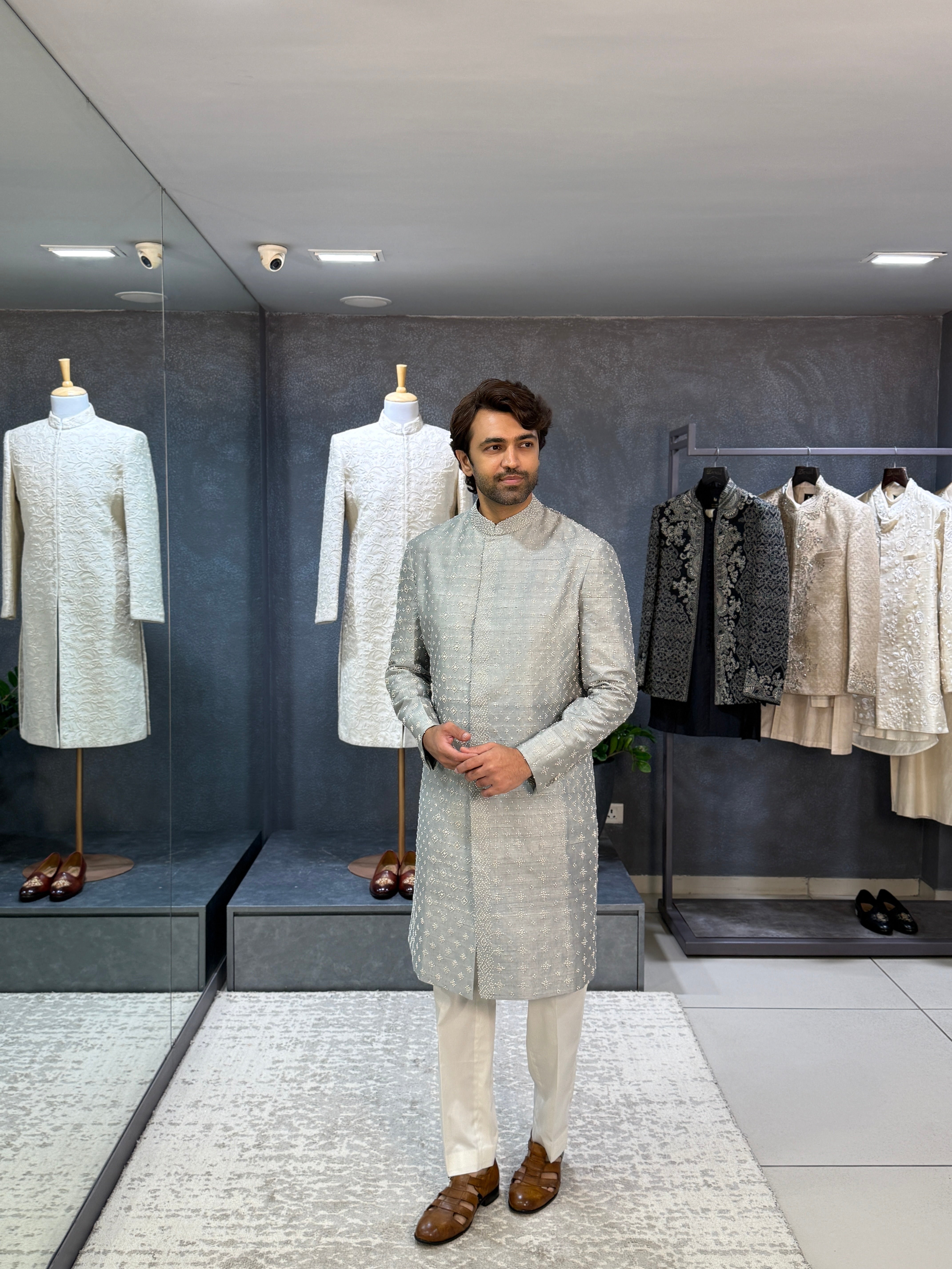 Powder Blue Kurta Set