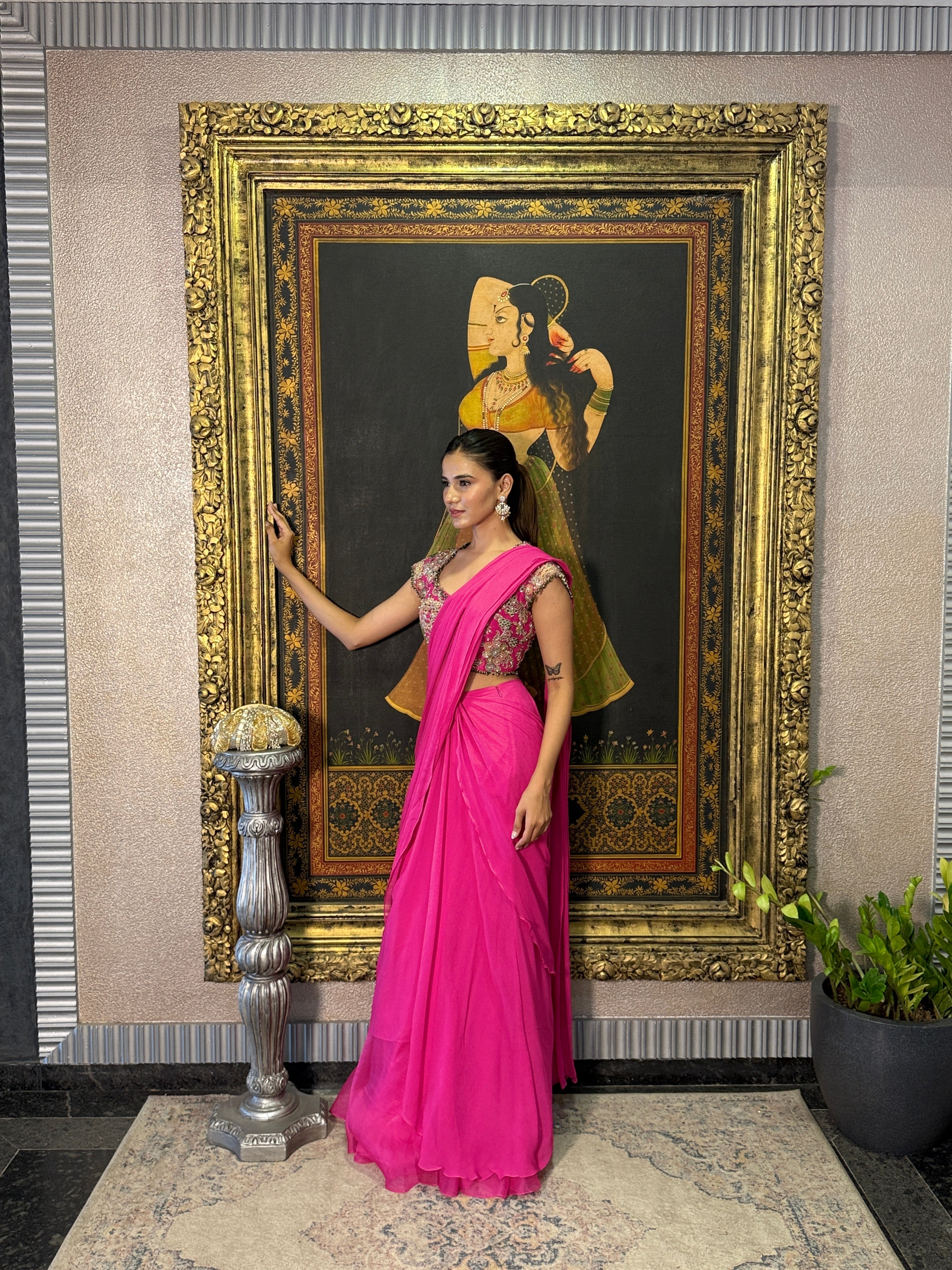 Twined Saree Set