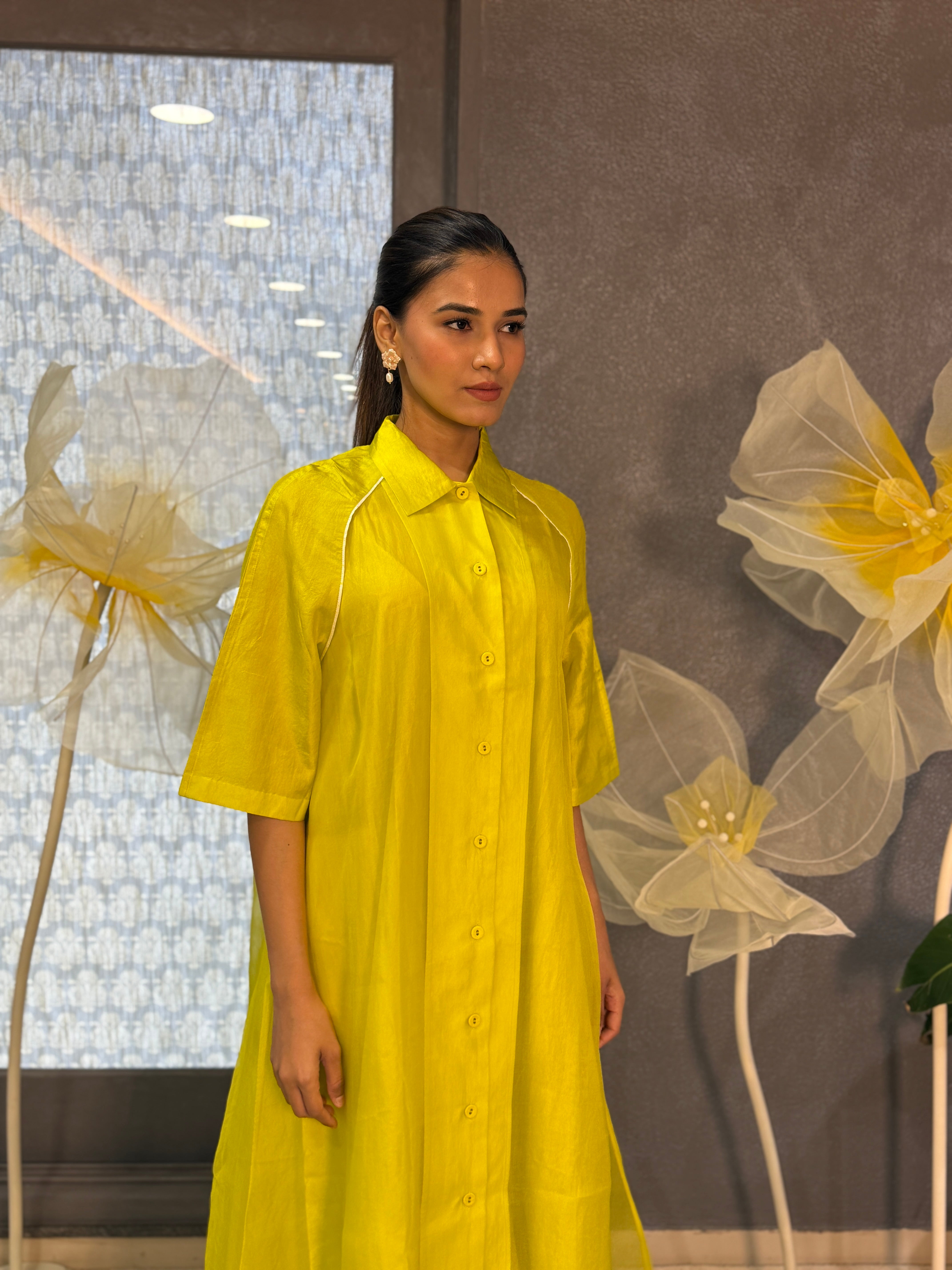 CRYSTAL DRESS - LIME