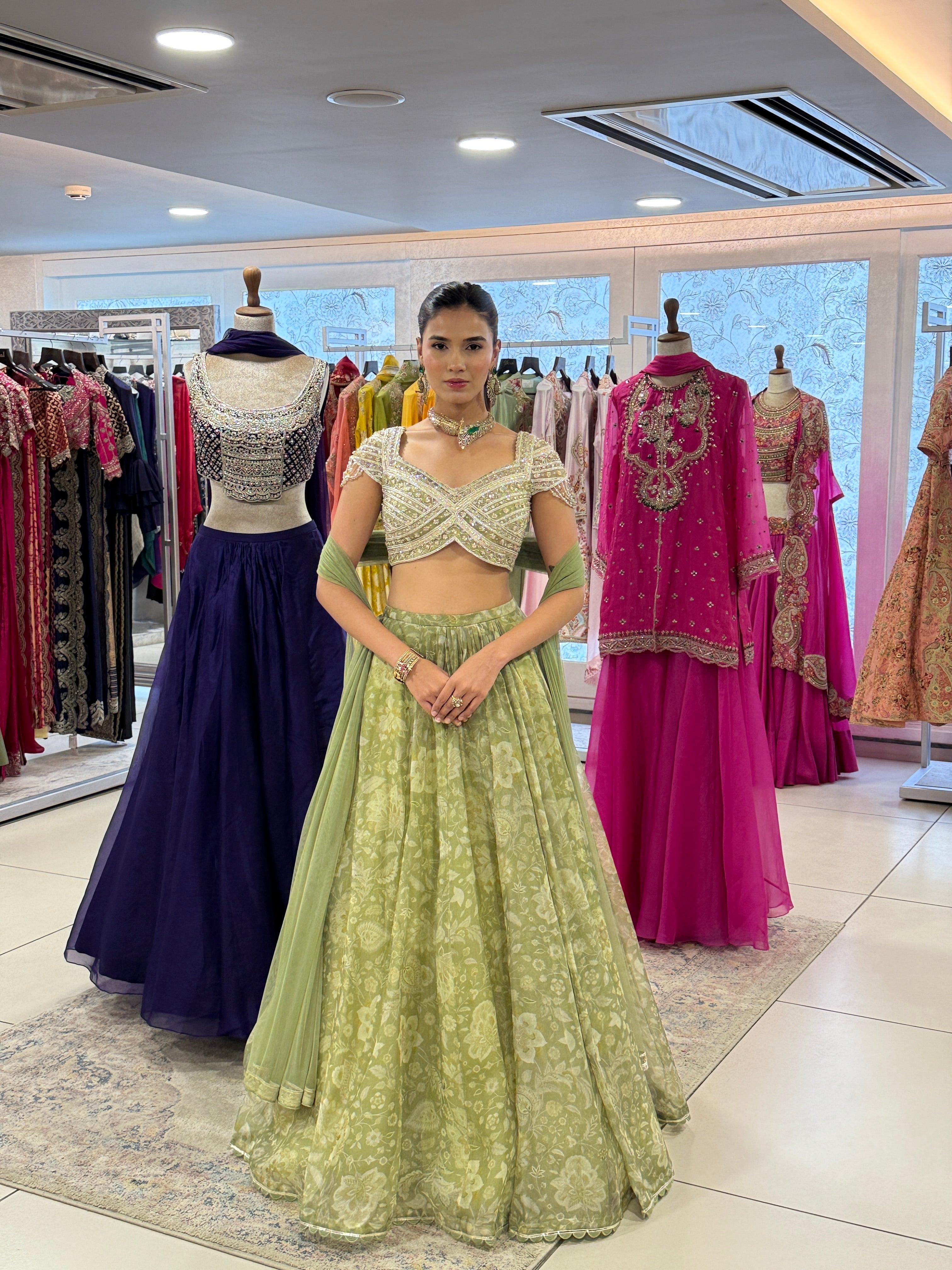 Flare Lehenga Set