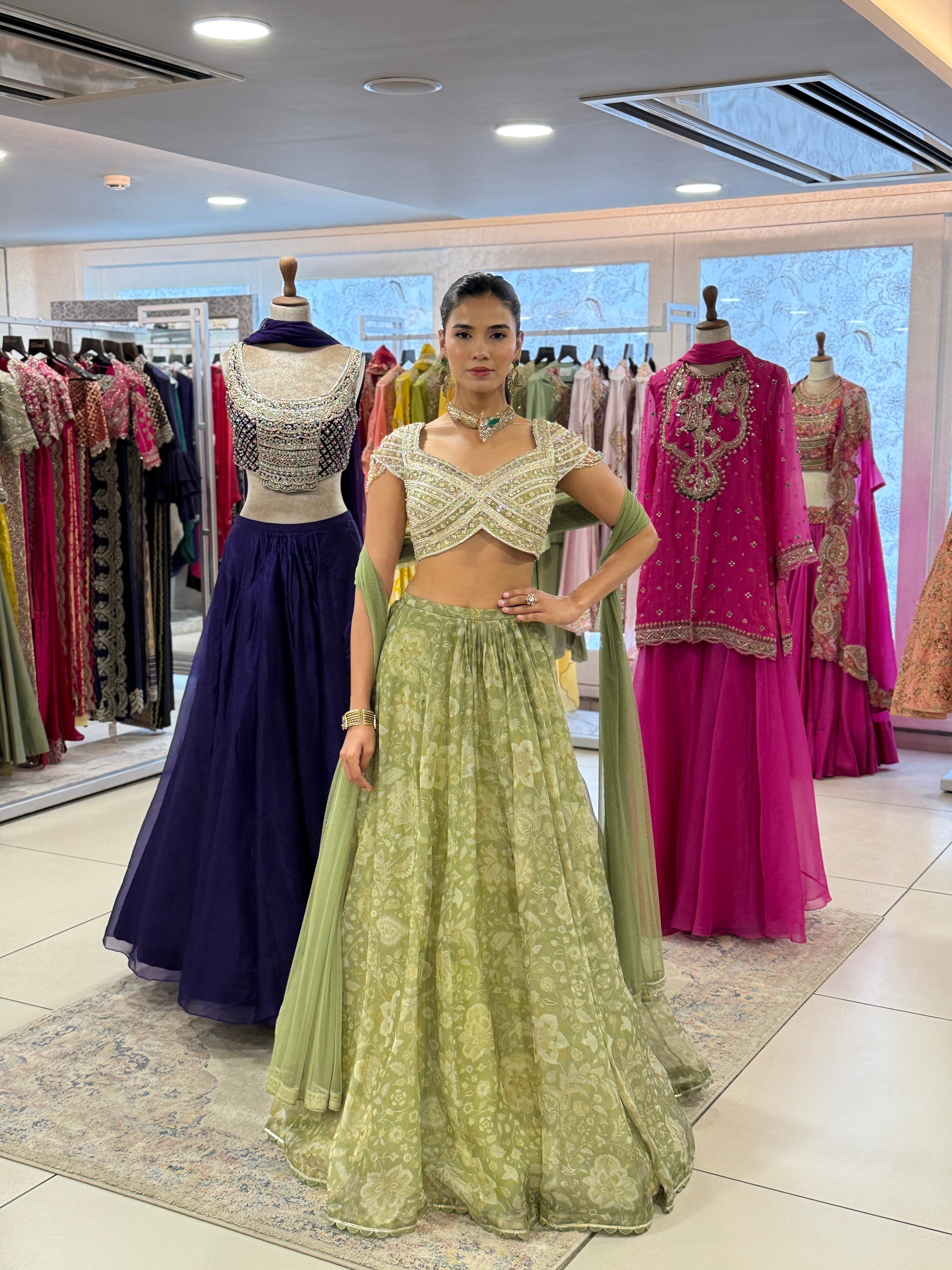Flare Lehenga Set