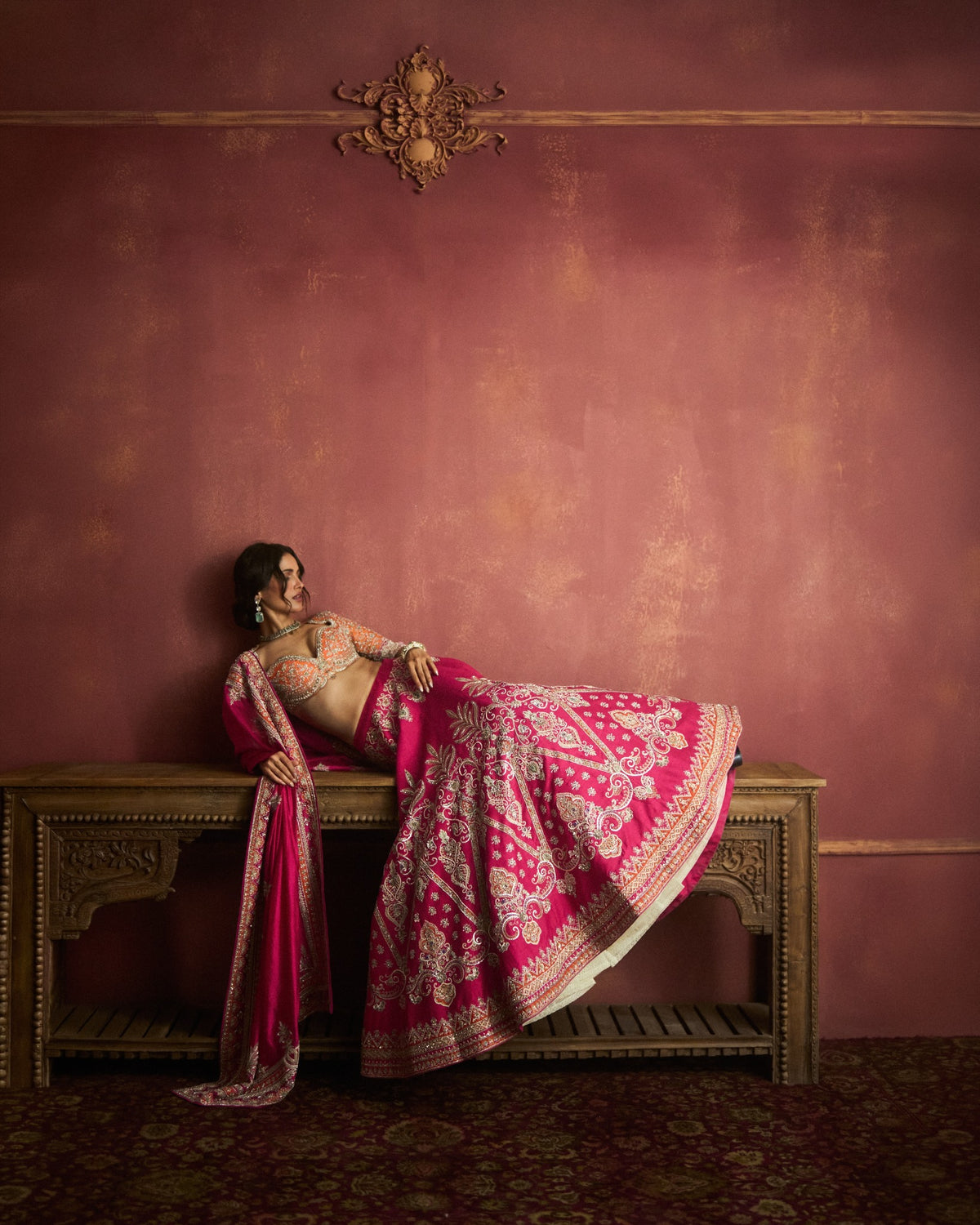 Pink Lehenga Set