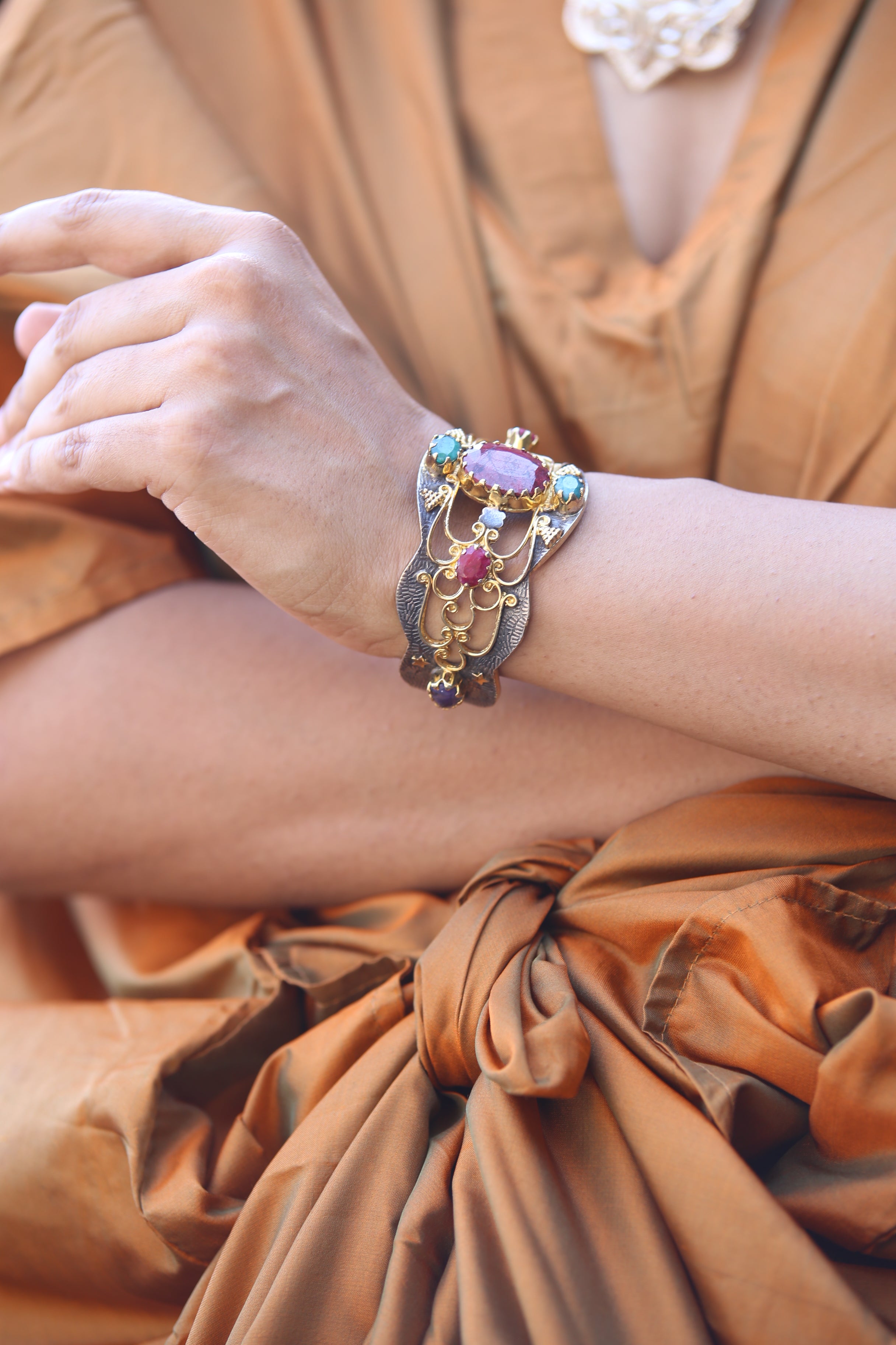 Mughal Bloom Cuff